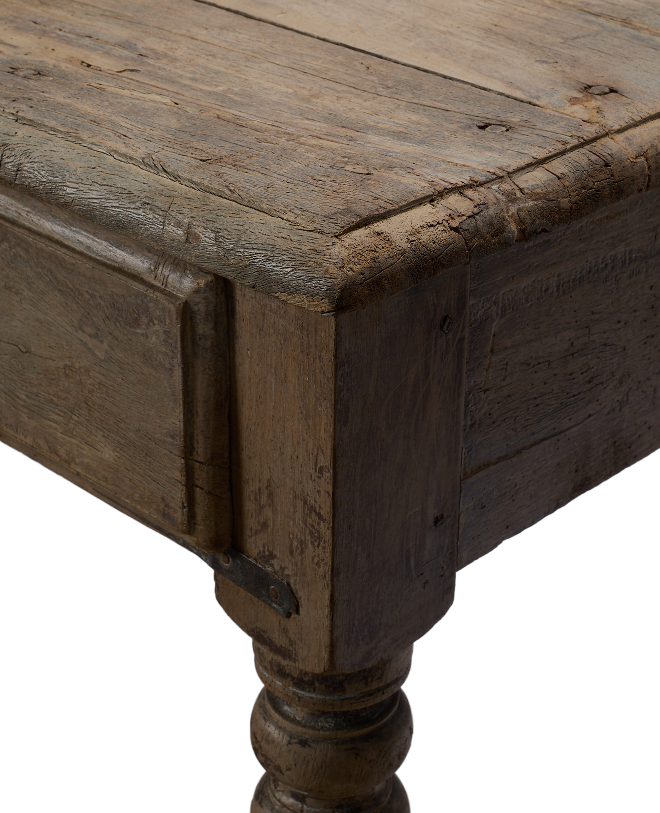 Wood Desk - Bleached