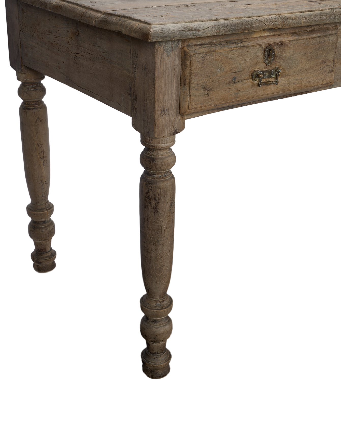 Wood Desk - Bleached