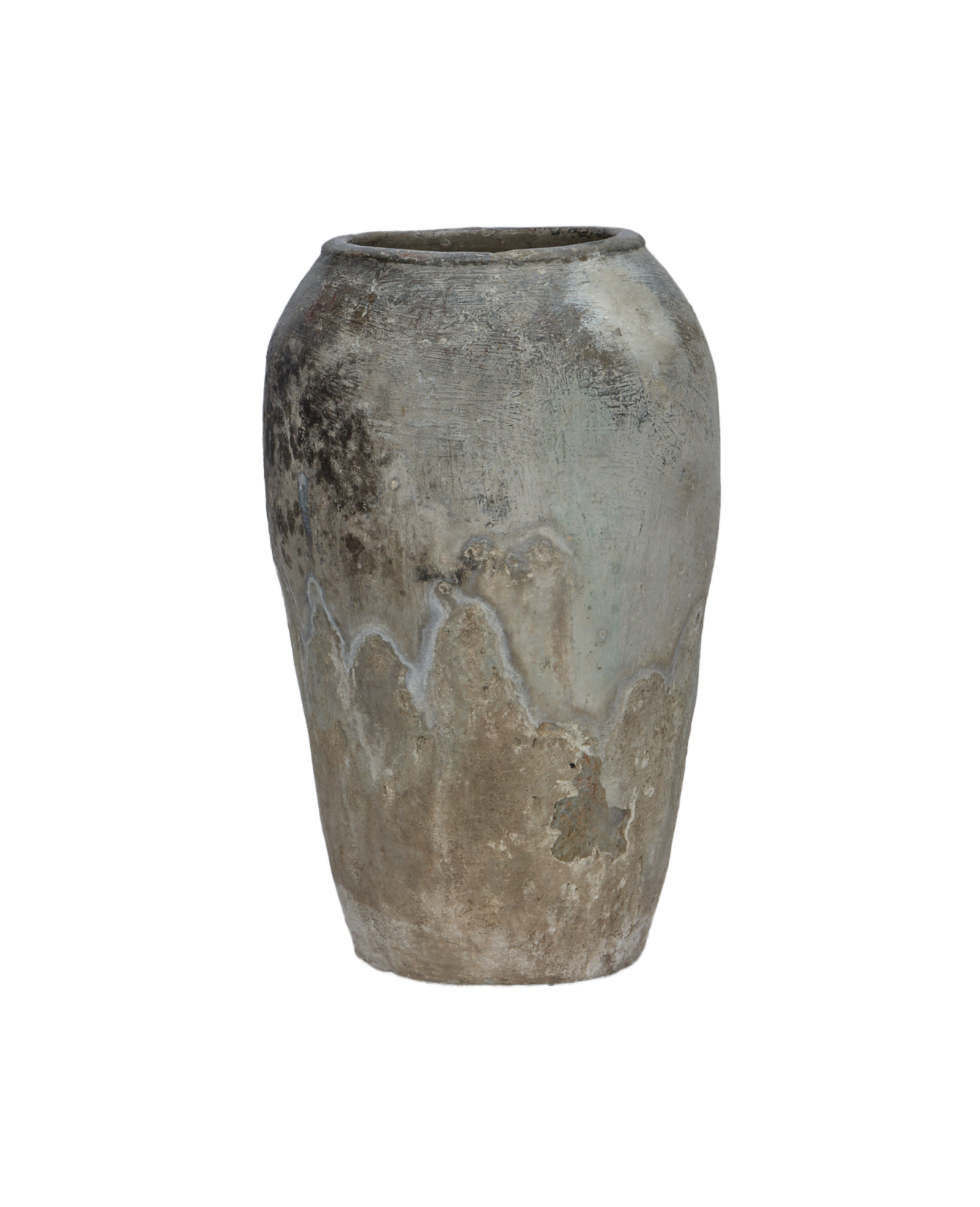 Vintage Grain Pot from India made of Ceramic