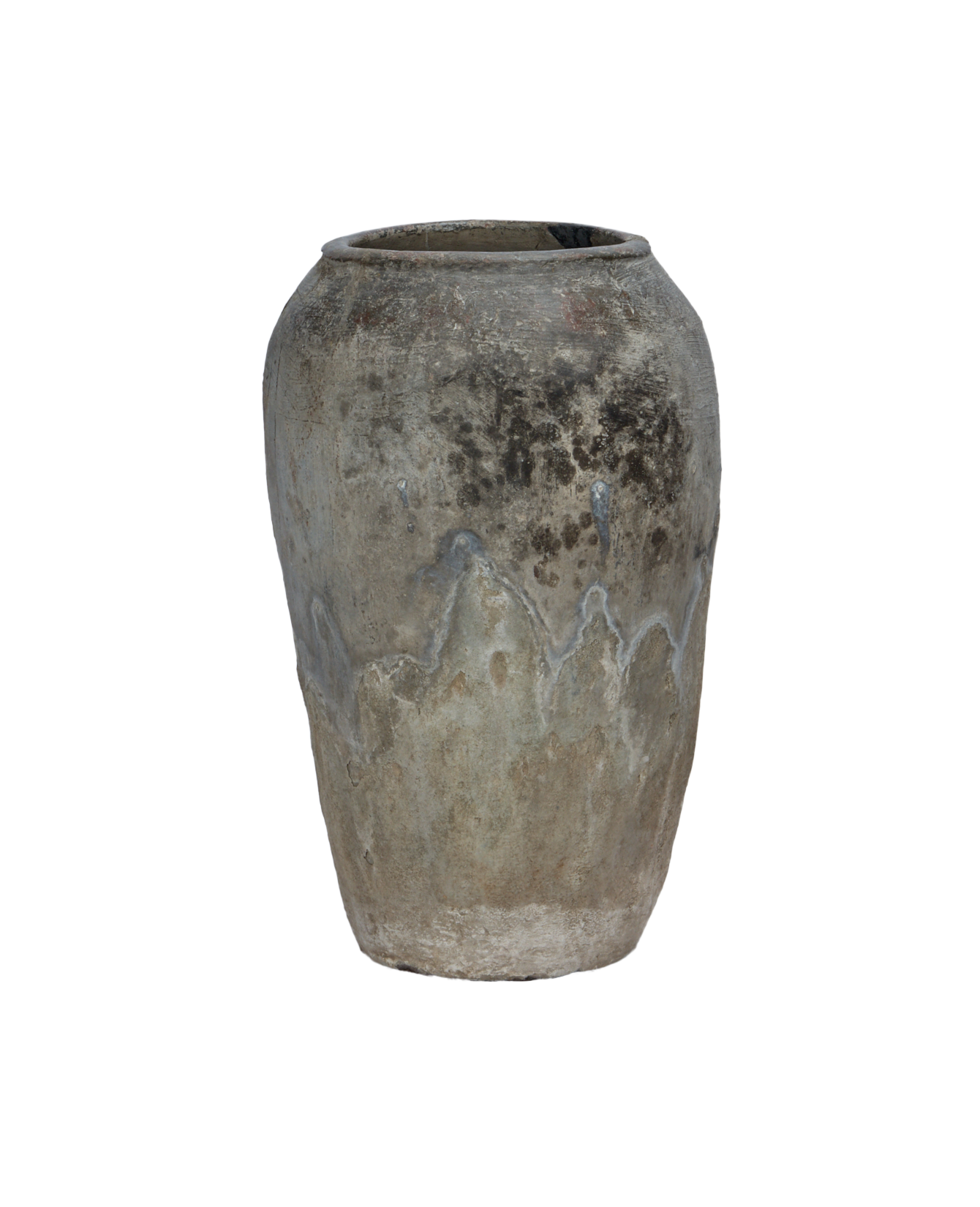Vintage Grain Pot from India made of Ceramic