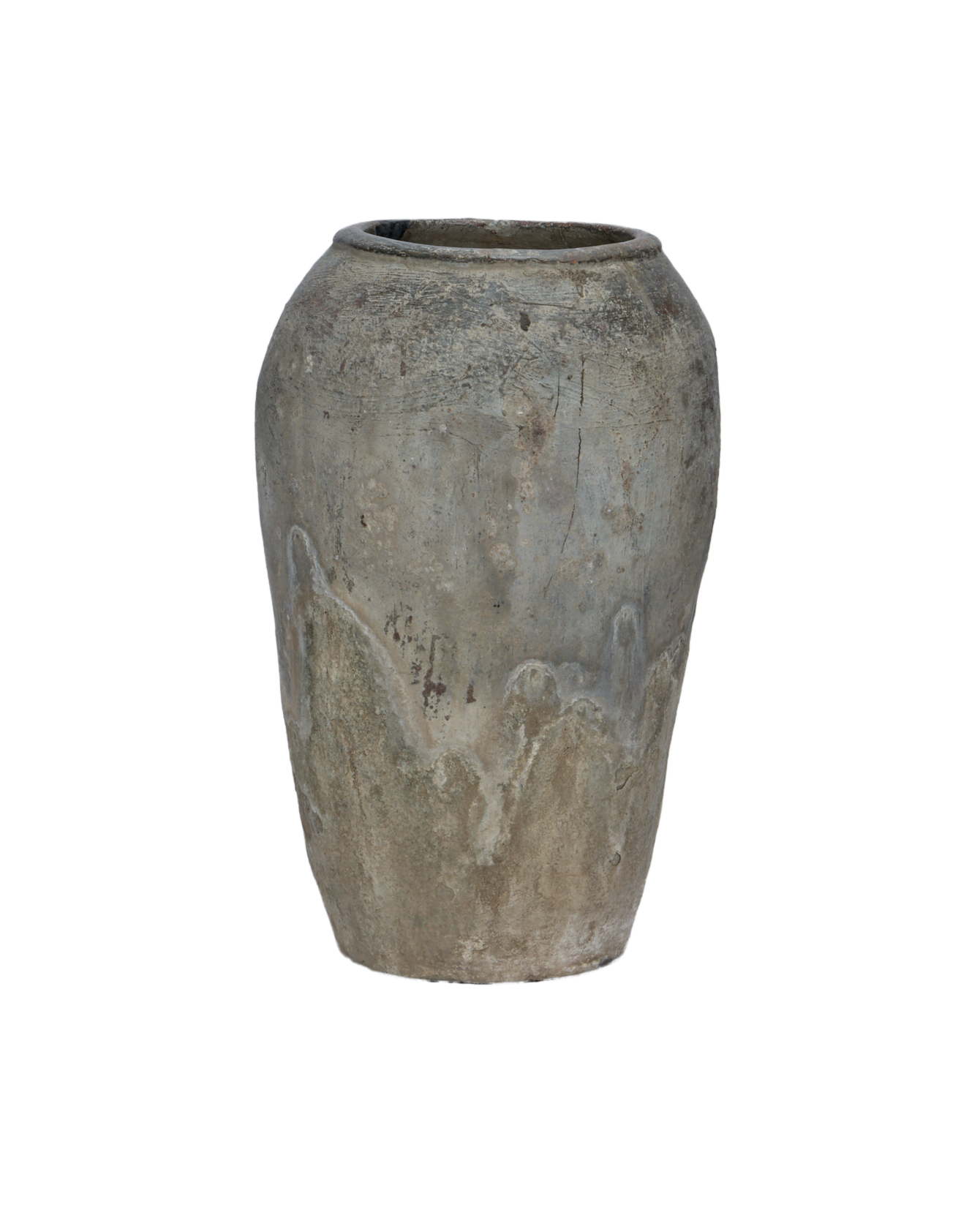 Vintage Grain Pot from India made of Ceramic
