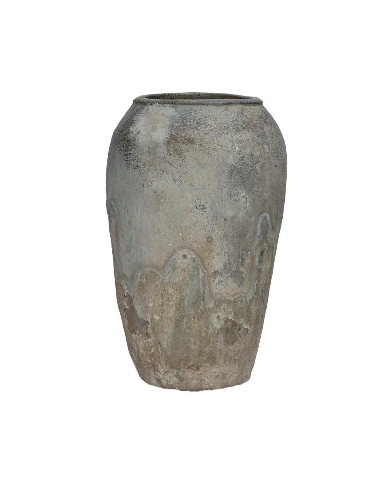 Vintage Grain Pot from India made of Ceramic