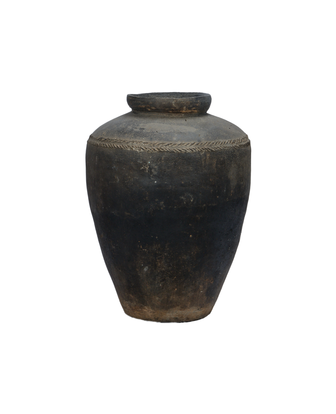 Vintage Grain Pot from India made of Ceramic