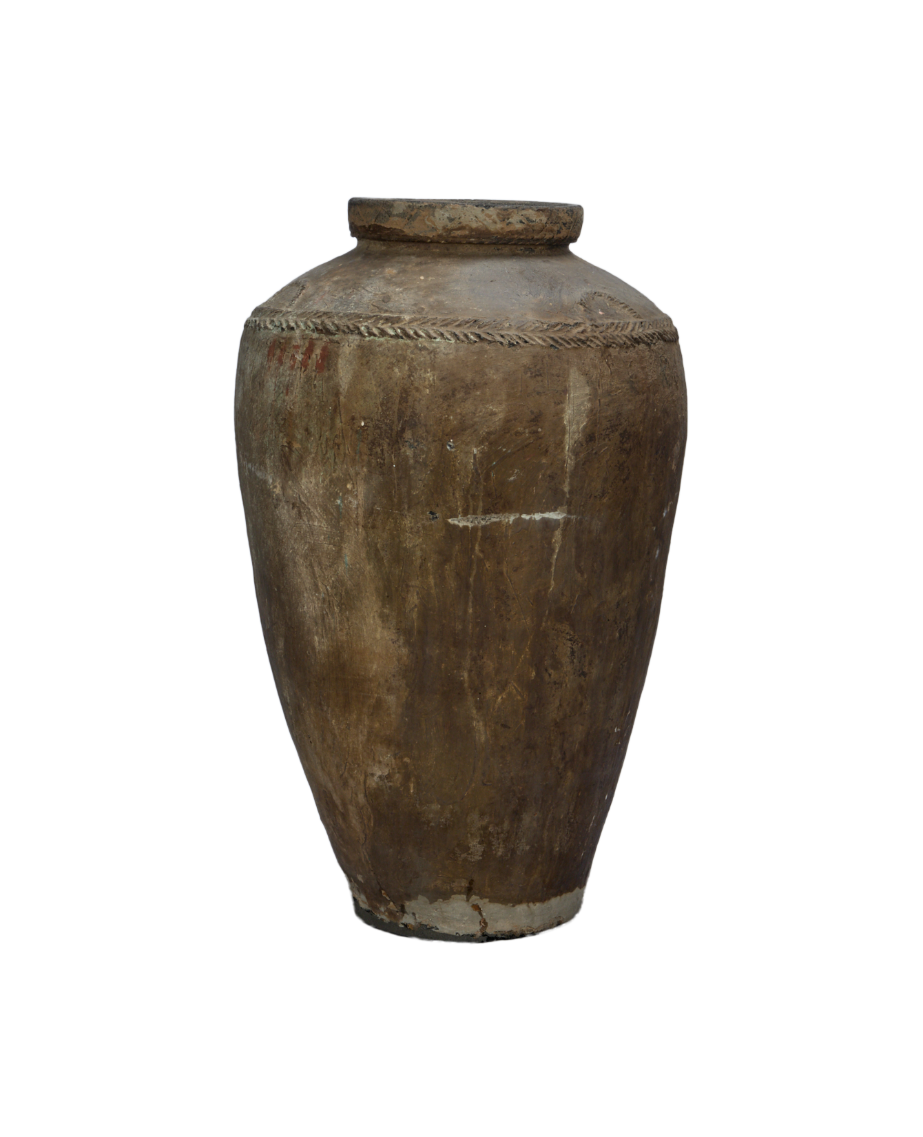 Vintage Grain Pot from India made of Ceramic