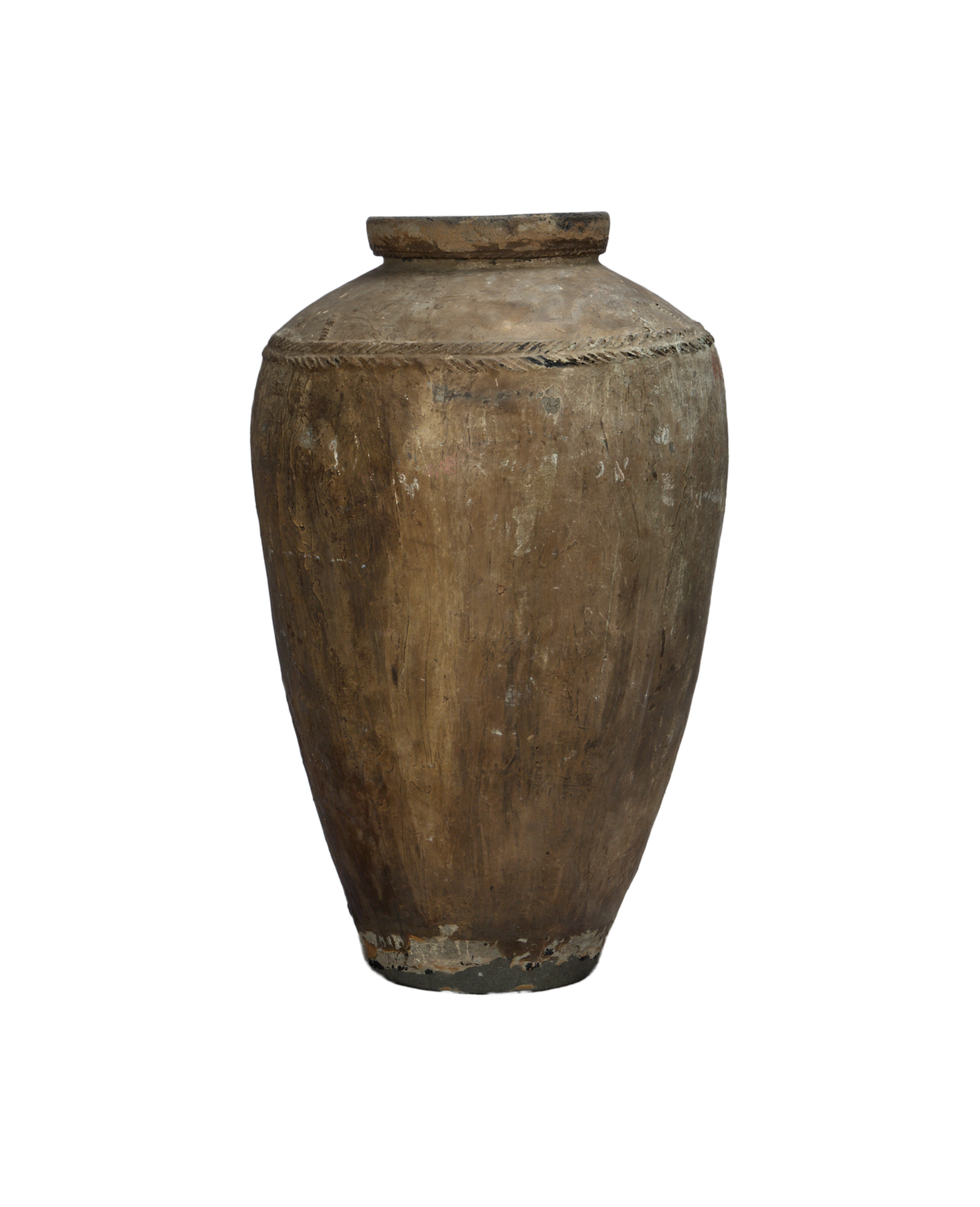 Vintage Grain Pot from India made of Ceramic