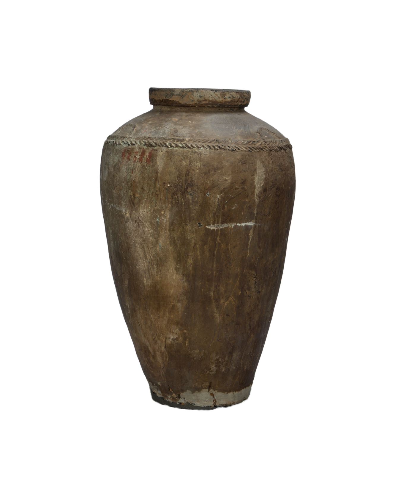 Vintage Grain Pot from India made of Ceramic