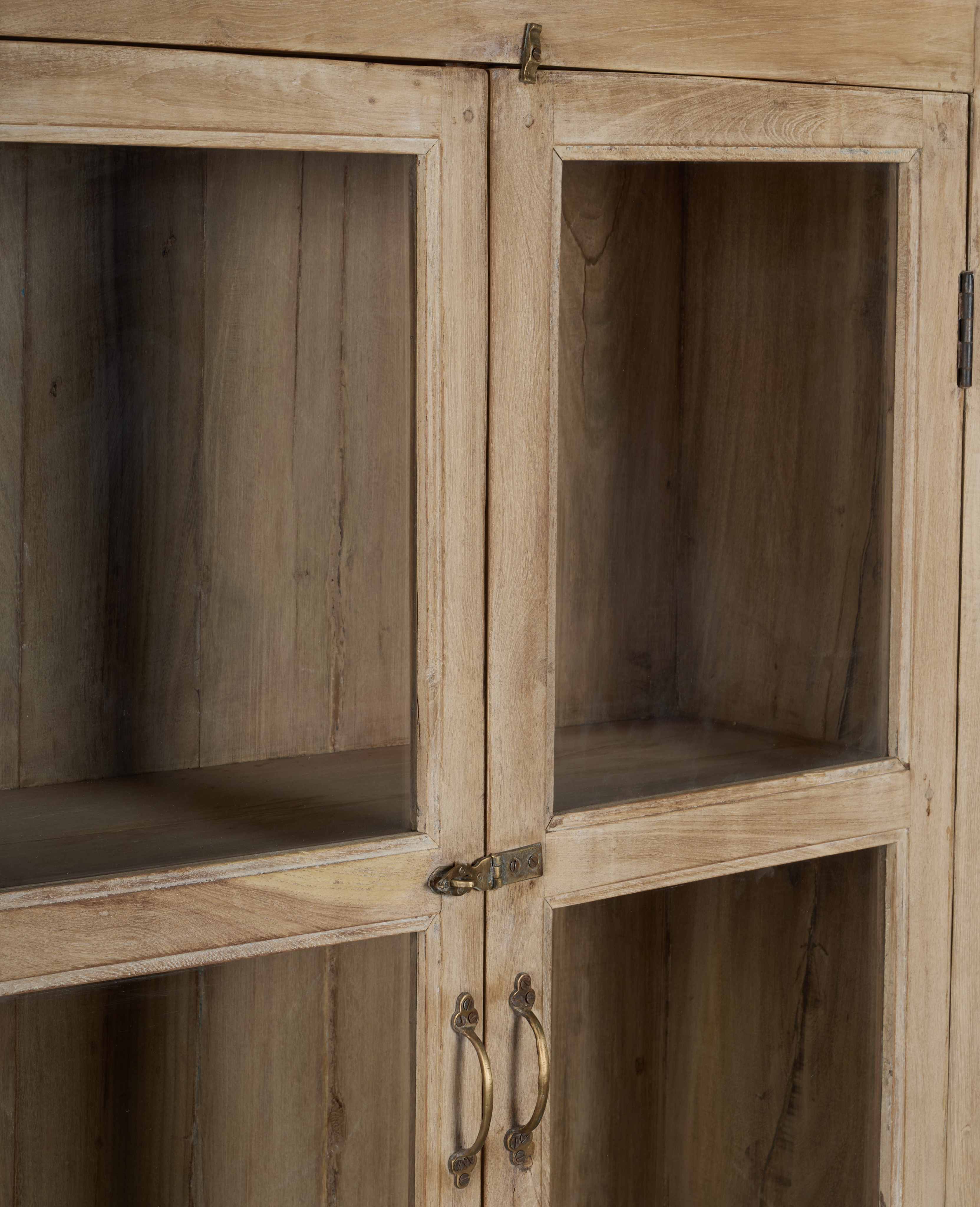 Vintage Wood Cabinet - Bleached from India made of Wood