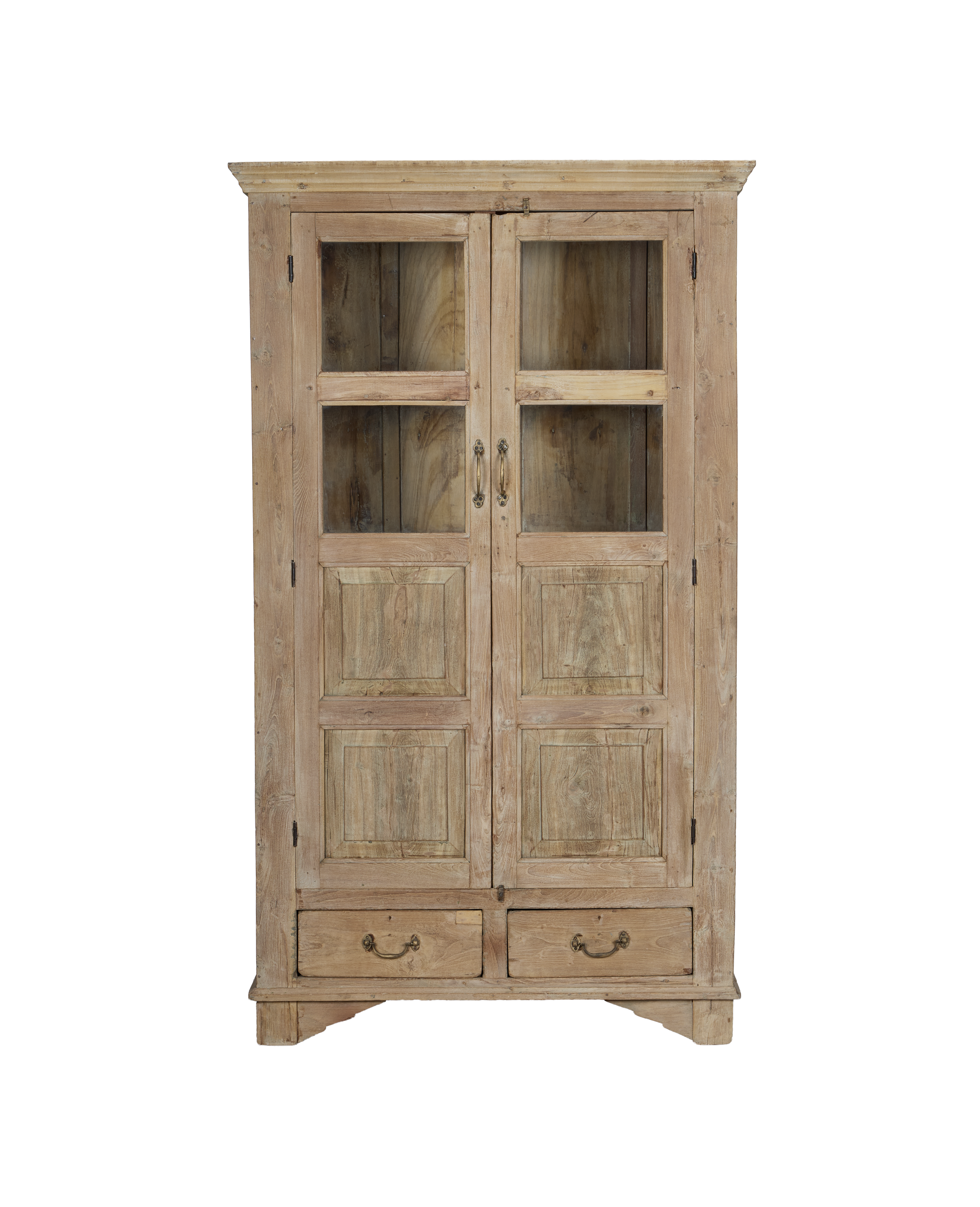 Vintage Wood Cabinet - Bleached from India made of Wood
