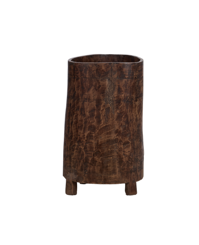 Antique Nagaland Planter from India made of Wood