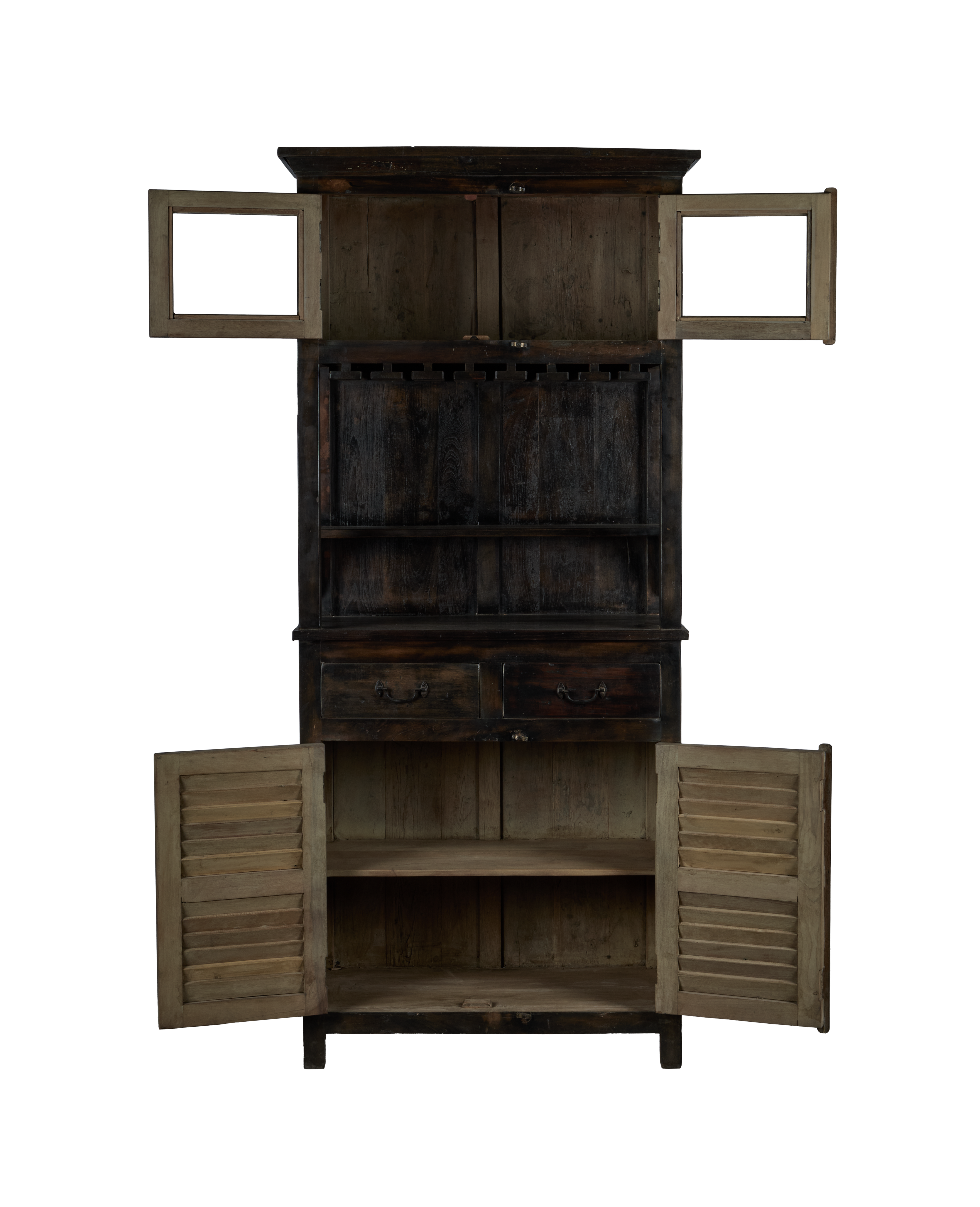 Wood Cabinet - Stained