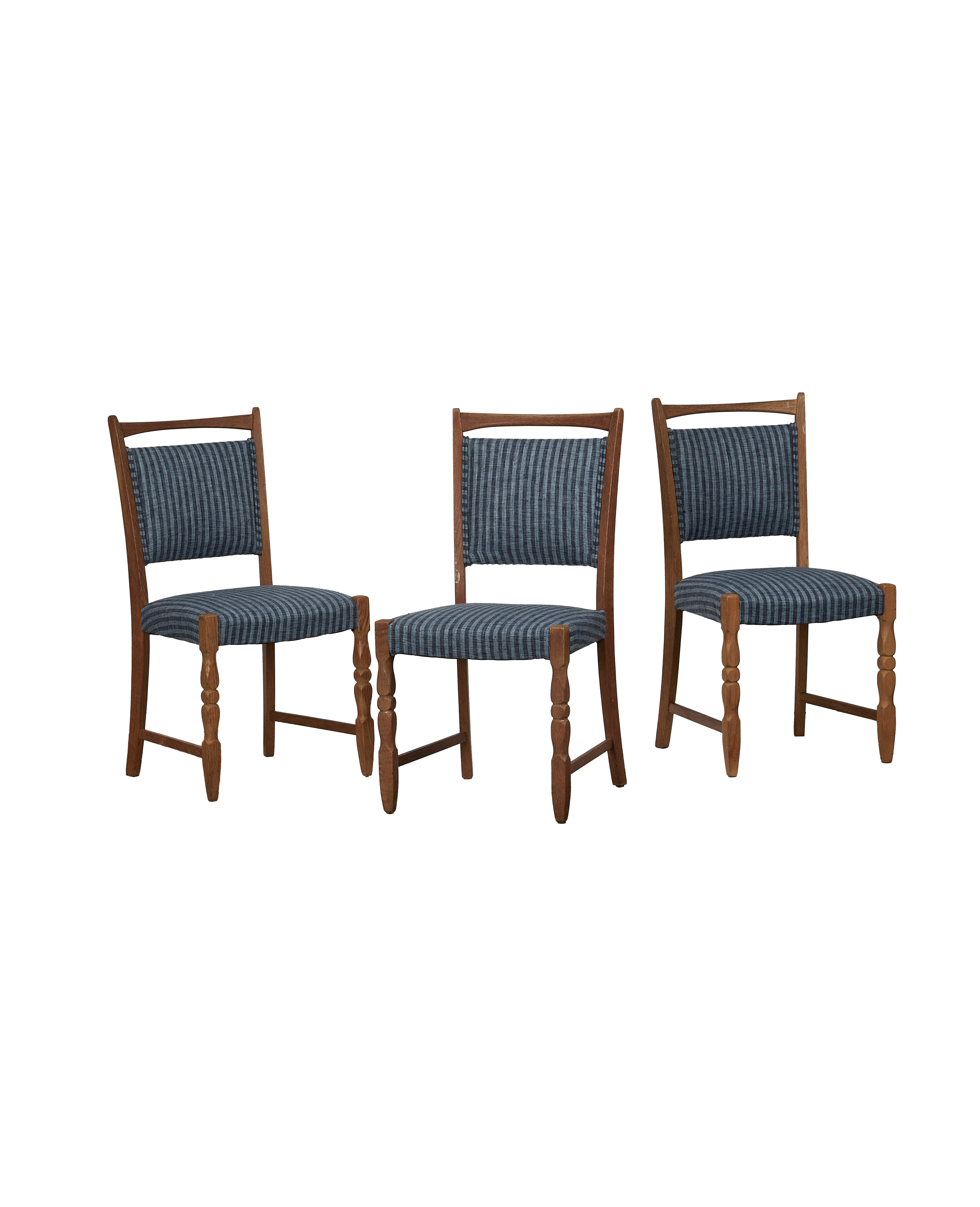 Vintage Henning Style Chair - Vigneron from Denmark made of Upholstery
