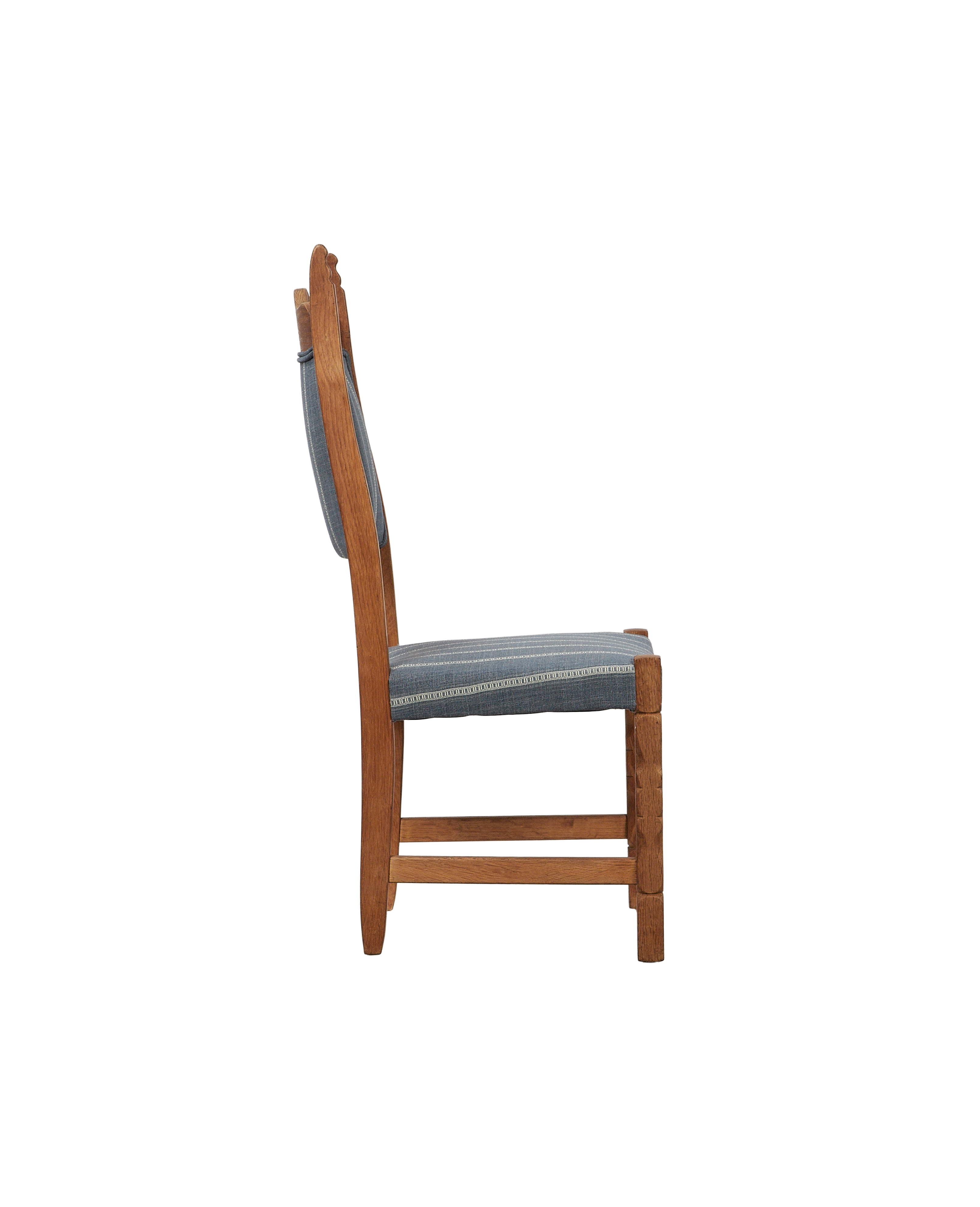 Vintage Henning Style Chair - Trumeau from Denmark made of Upholstery