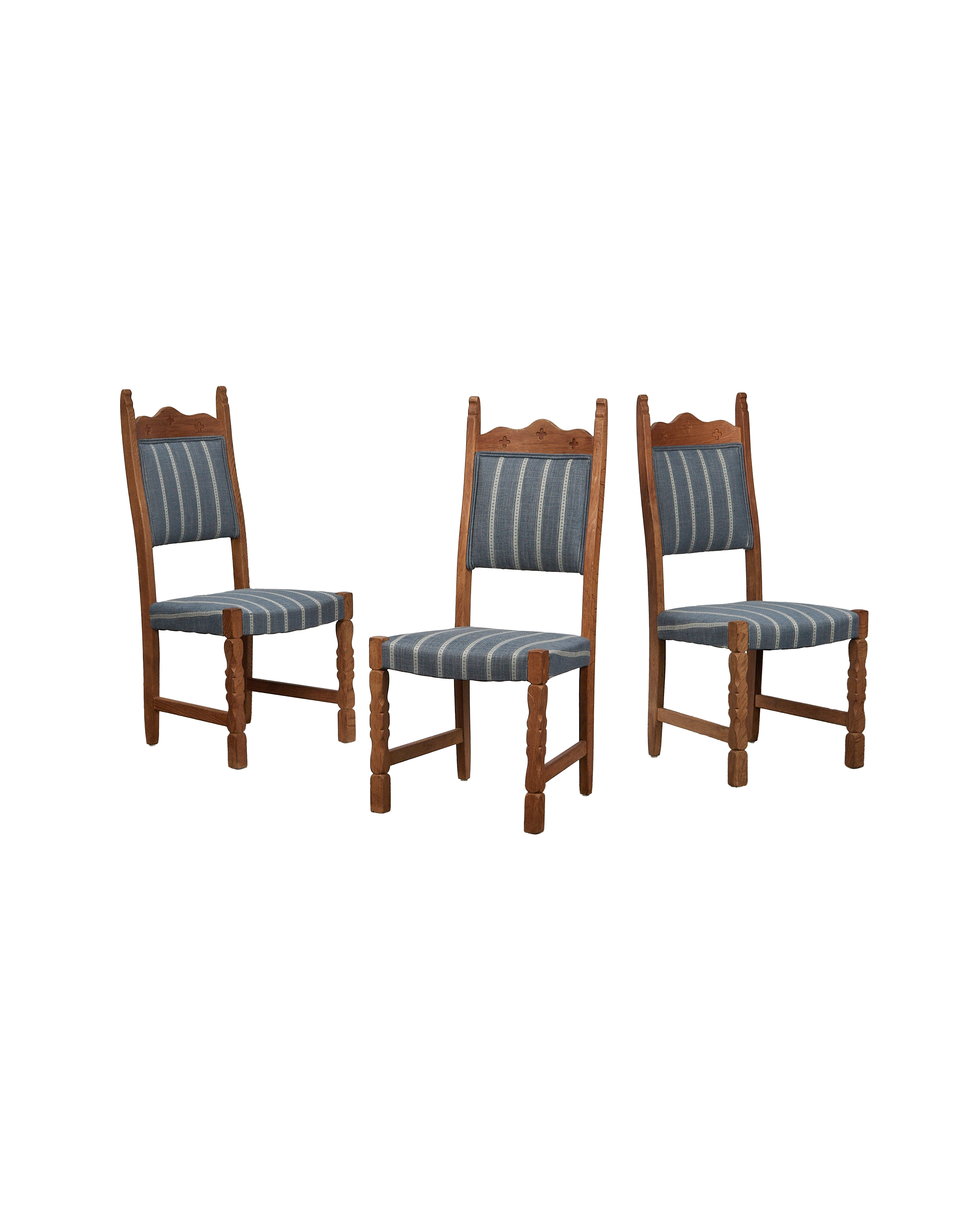 Vintage Henning Style Chair - Trumeau from Denmark made of Upholstery