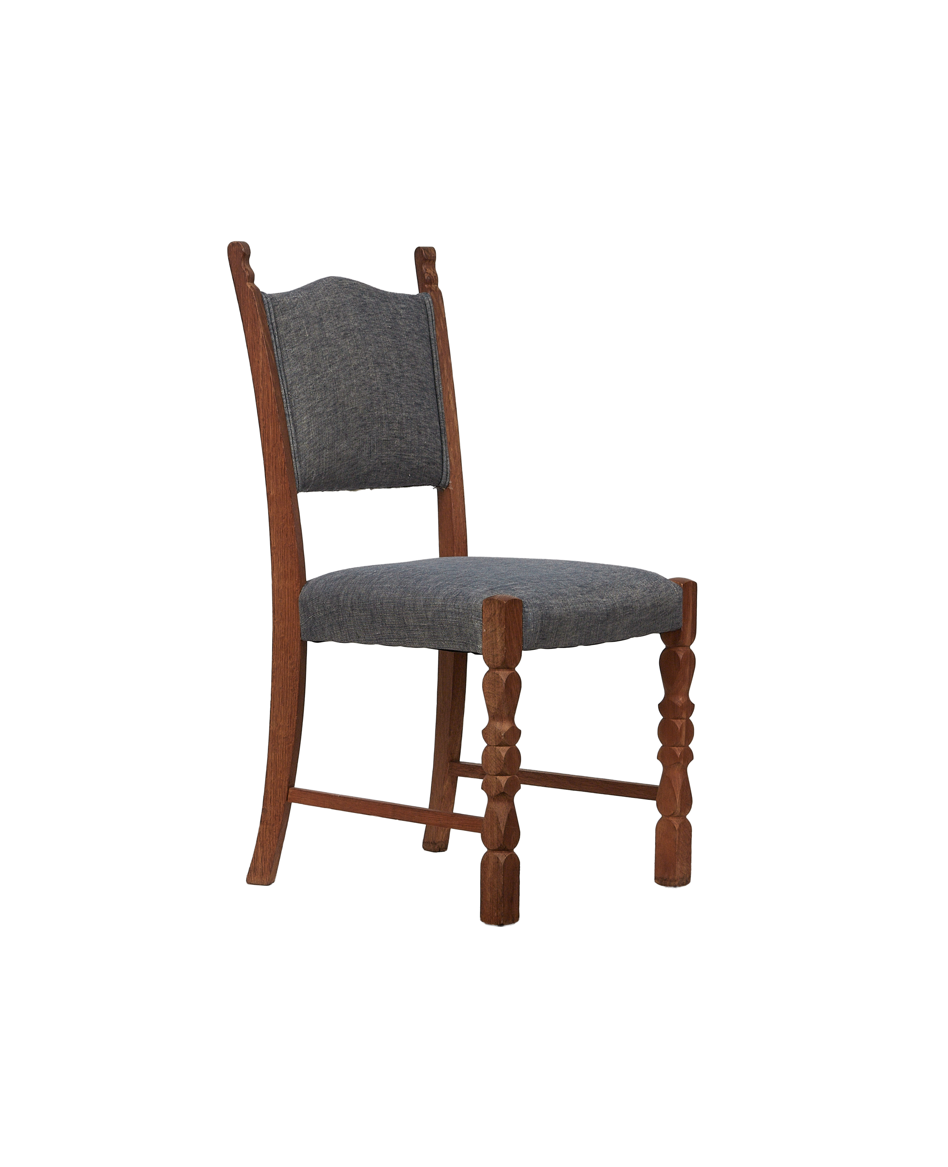 Vintage Henning Style Chair - Maison Crest from Denmark made of Upholstery
