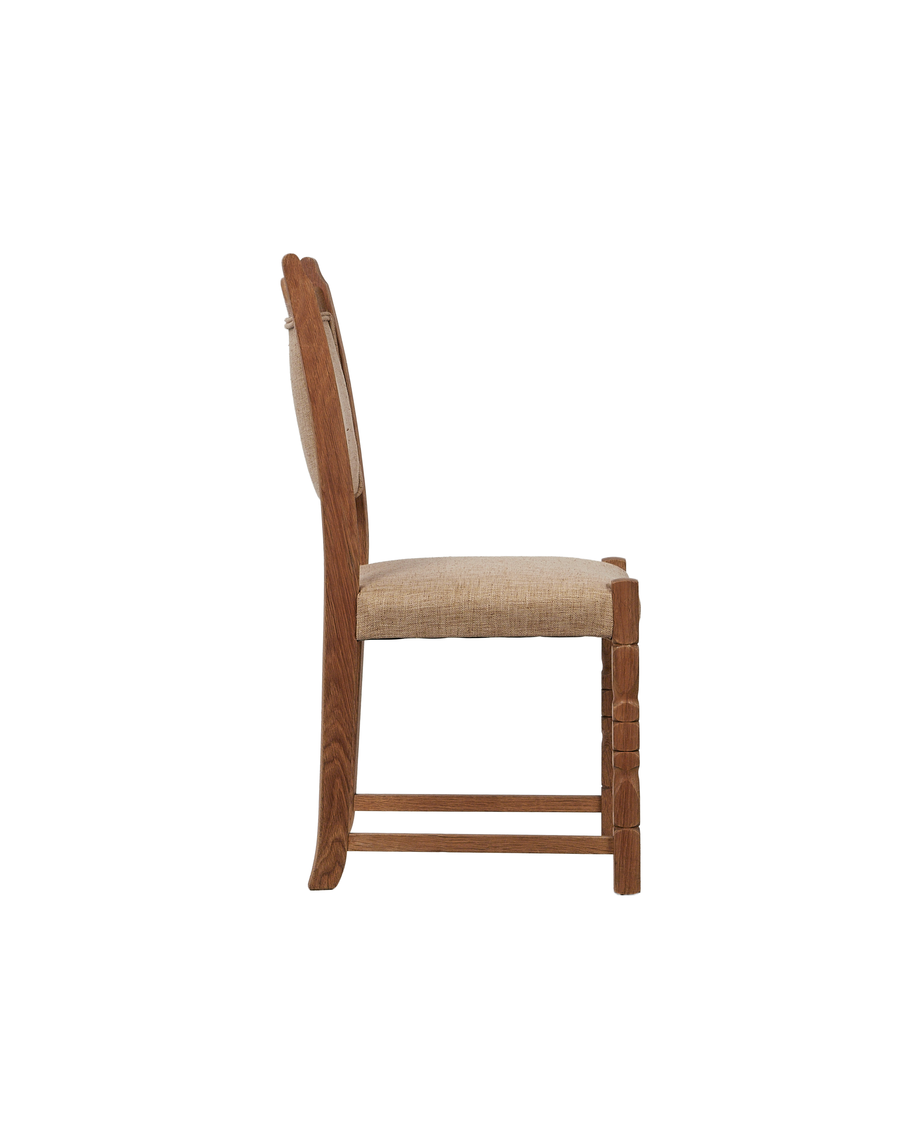 Vintage Henning Style Chair - Circle from Denmark made of Upholstery