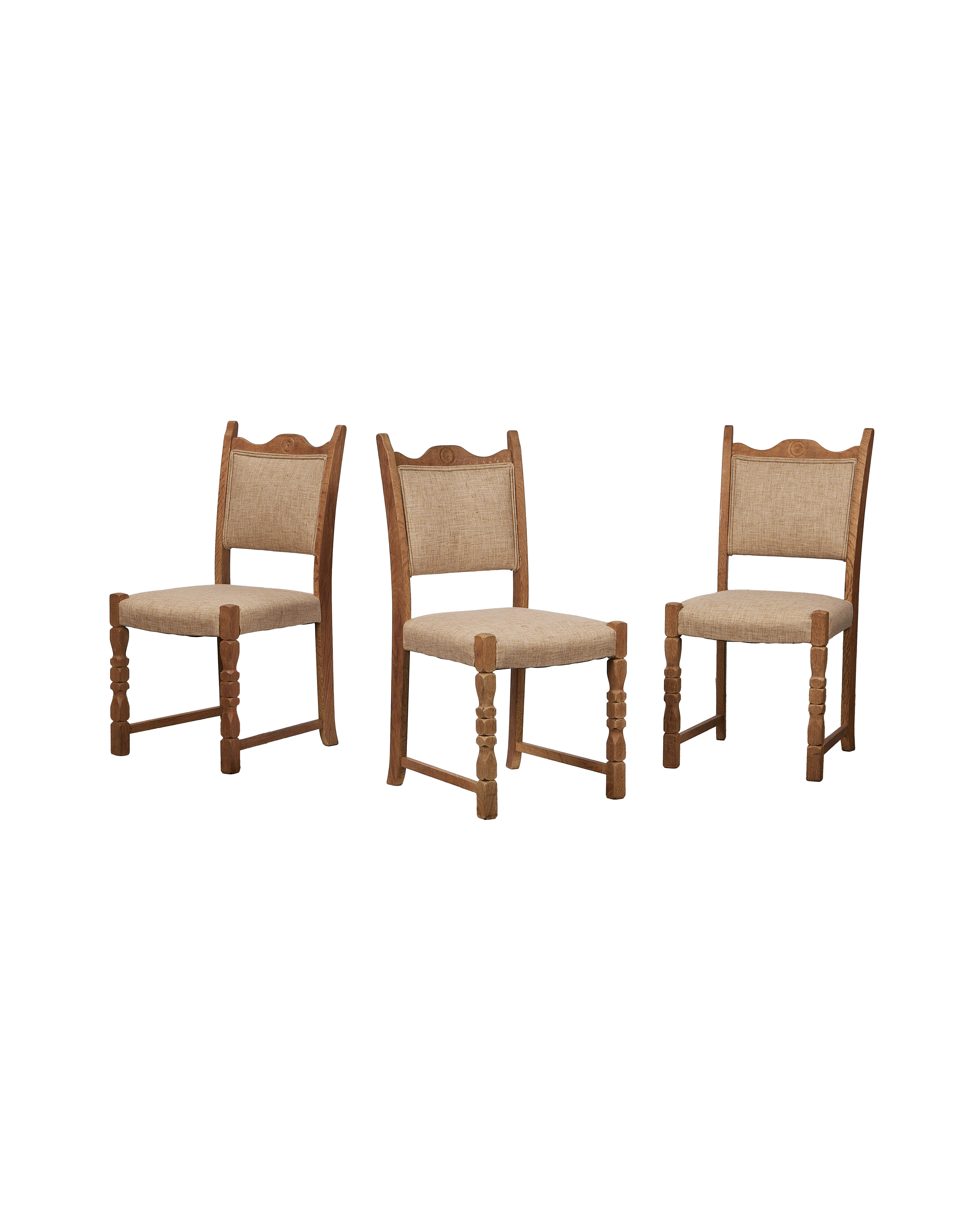 Vintage Henning Style Chair - Circle from Denmark made of Upholstery