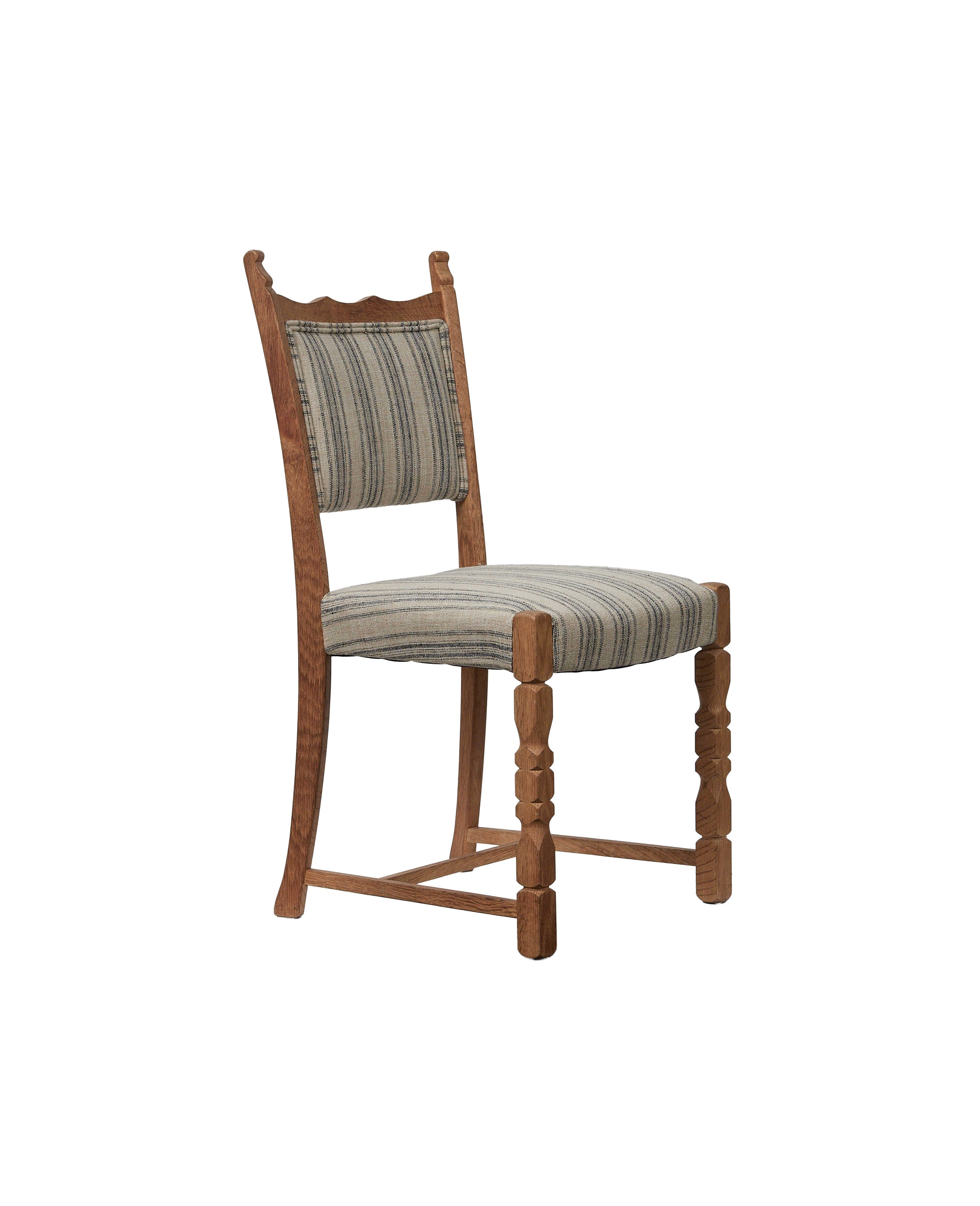 Vintage Henning Style Chair - Mountain Farmhouse Stripe from Denmark made of Wood