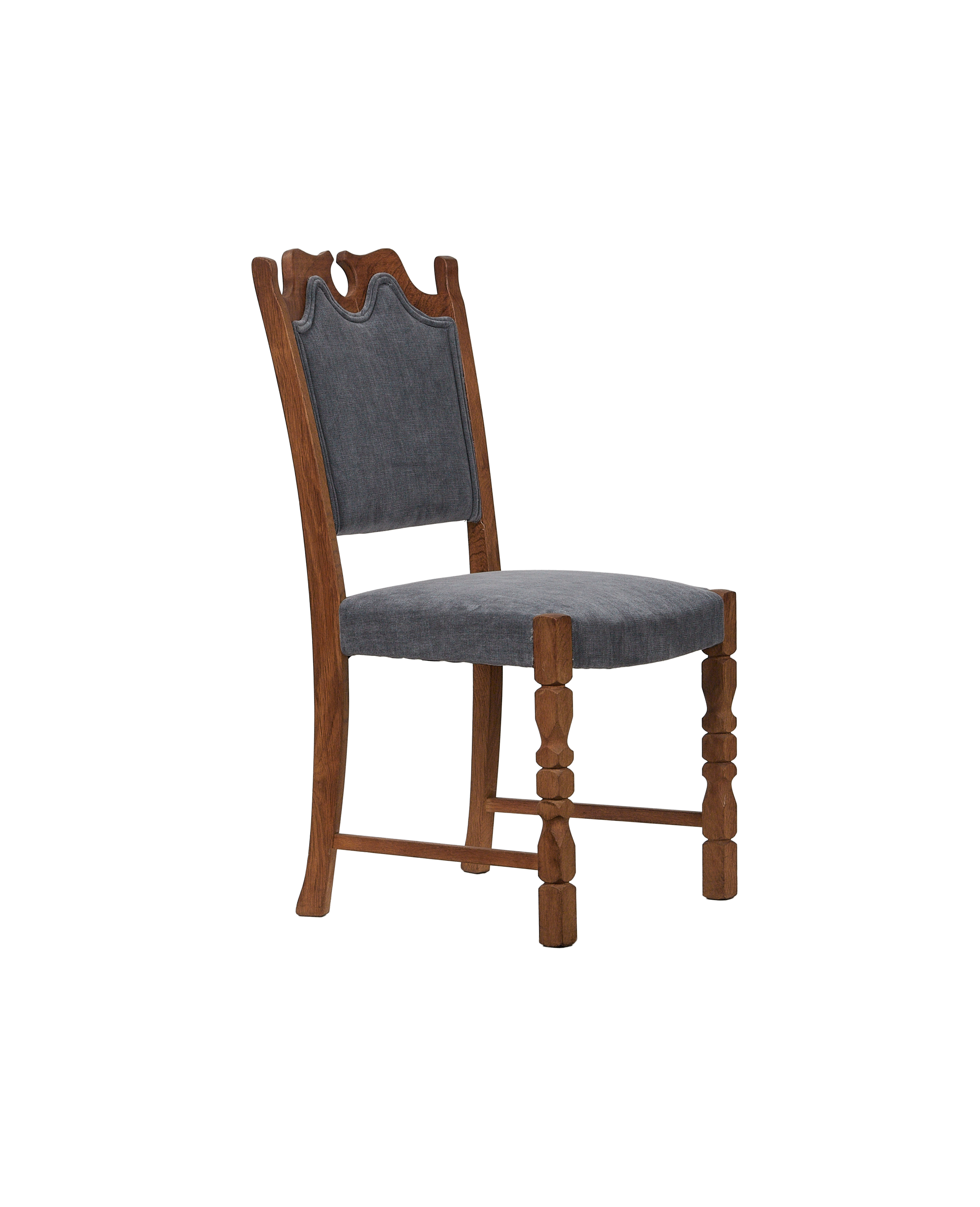 Vintage Henning Style Chair - Coronette from Denmark made of Upholstery