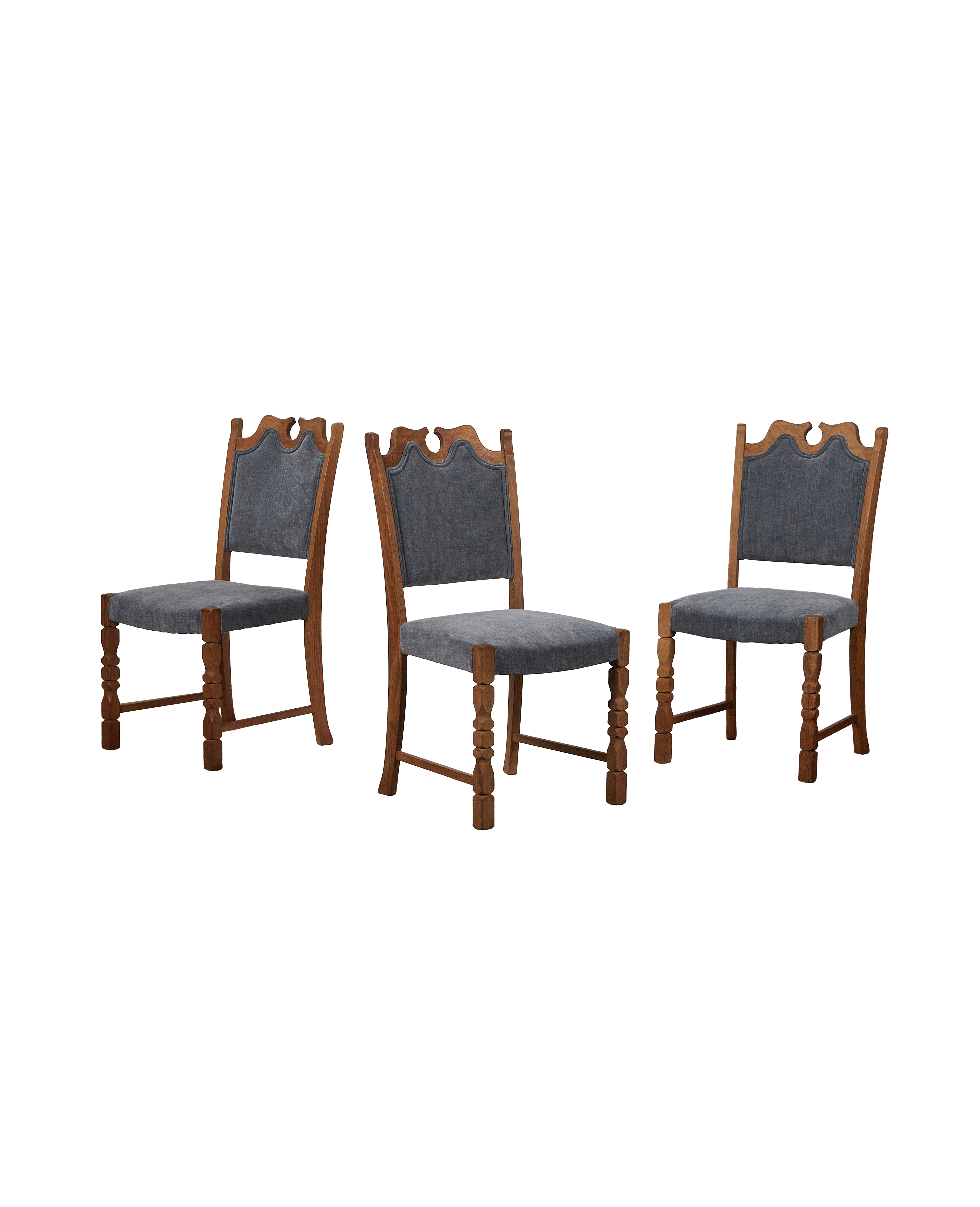 Vintage Henning Style Chair - Coronette from Denmark made of Upholstery