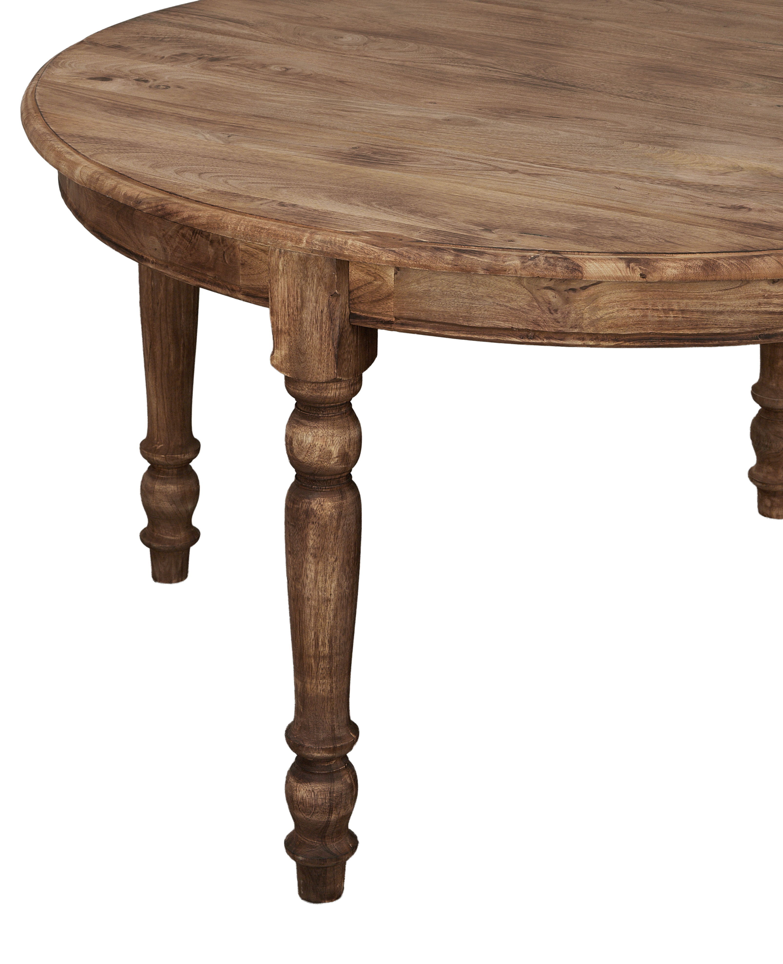 Designed Provençal Round Dining Table from India made of Wood