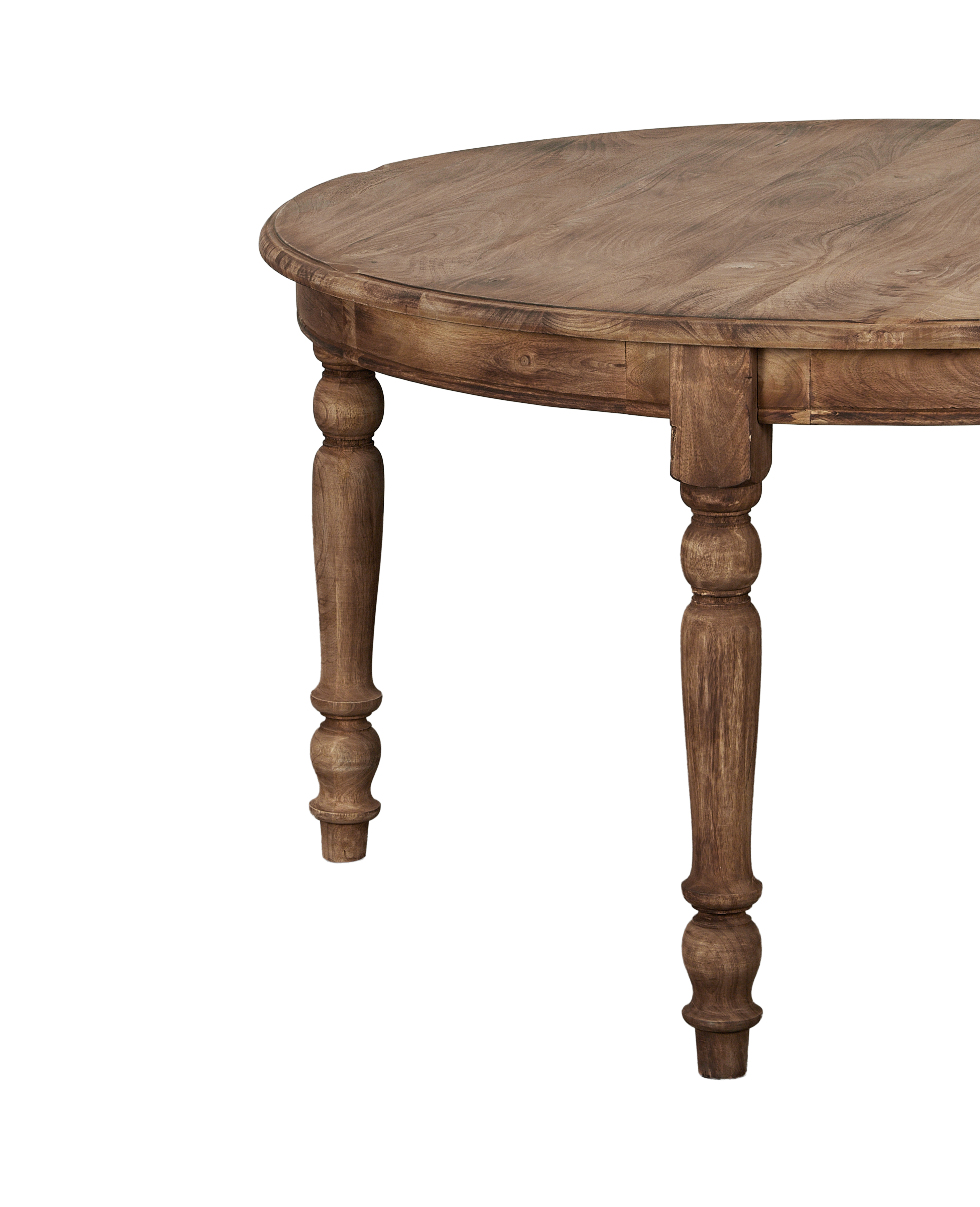 Designed Provençal Round Dining Table from India made of Wood