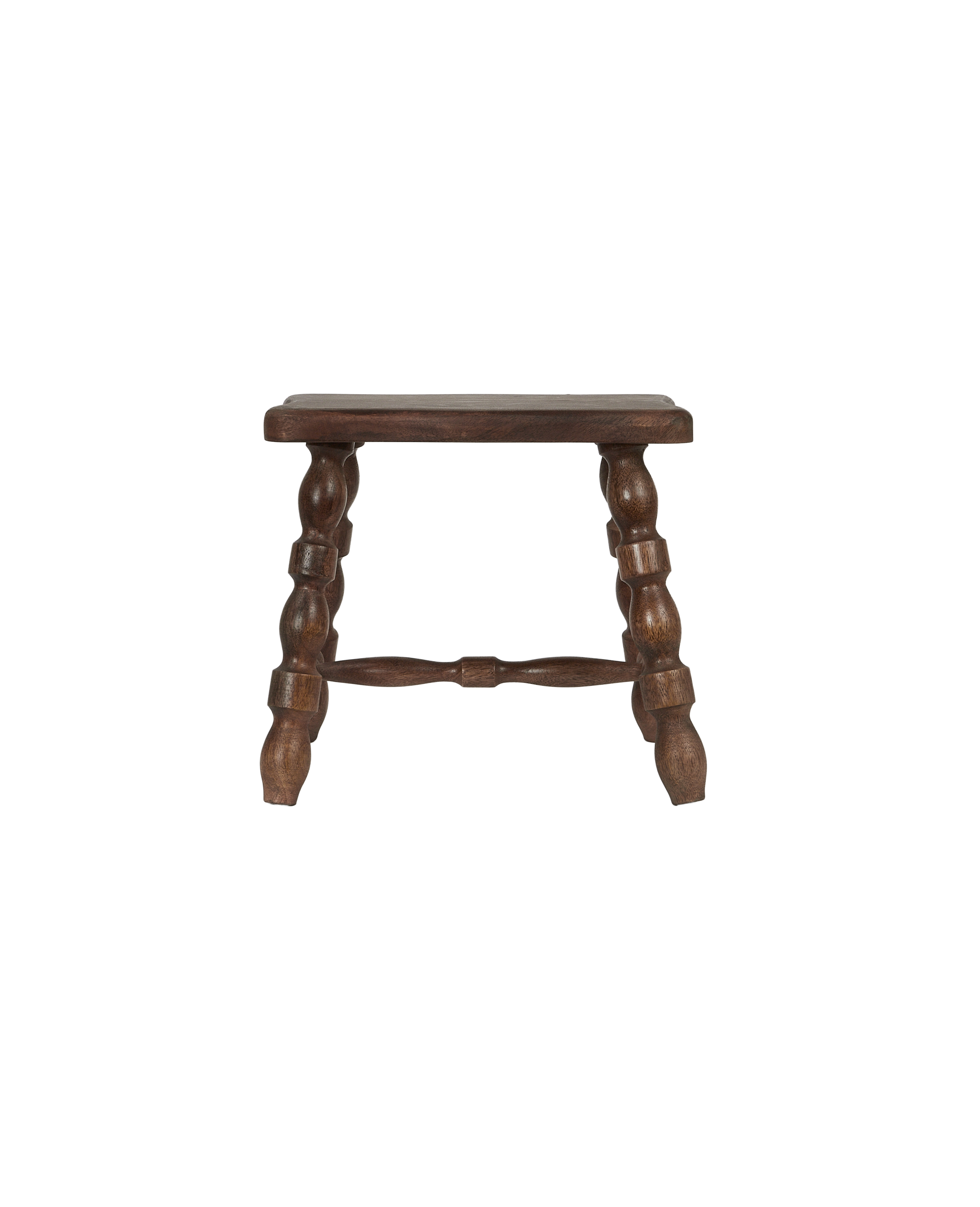 Milking Stool Petite Rectangle - Merlot