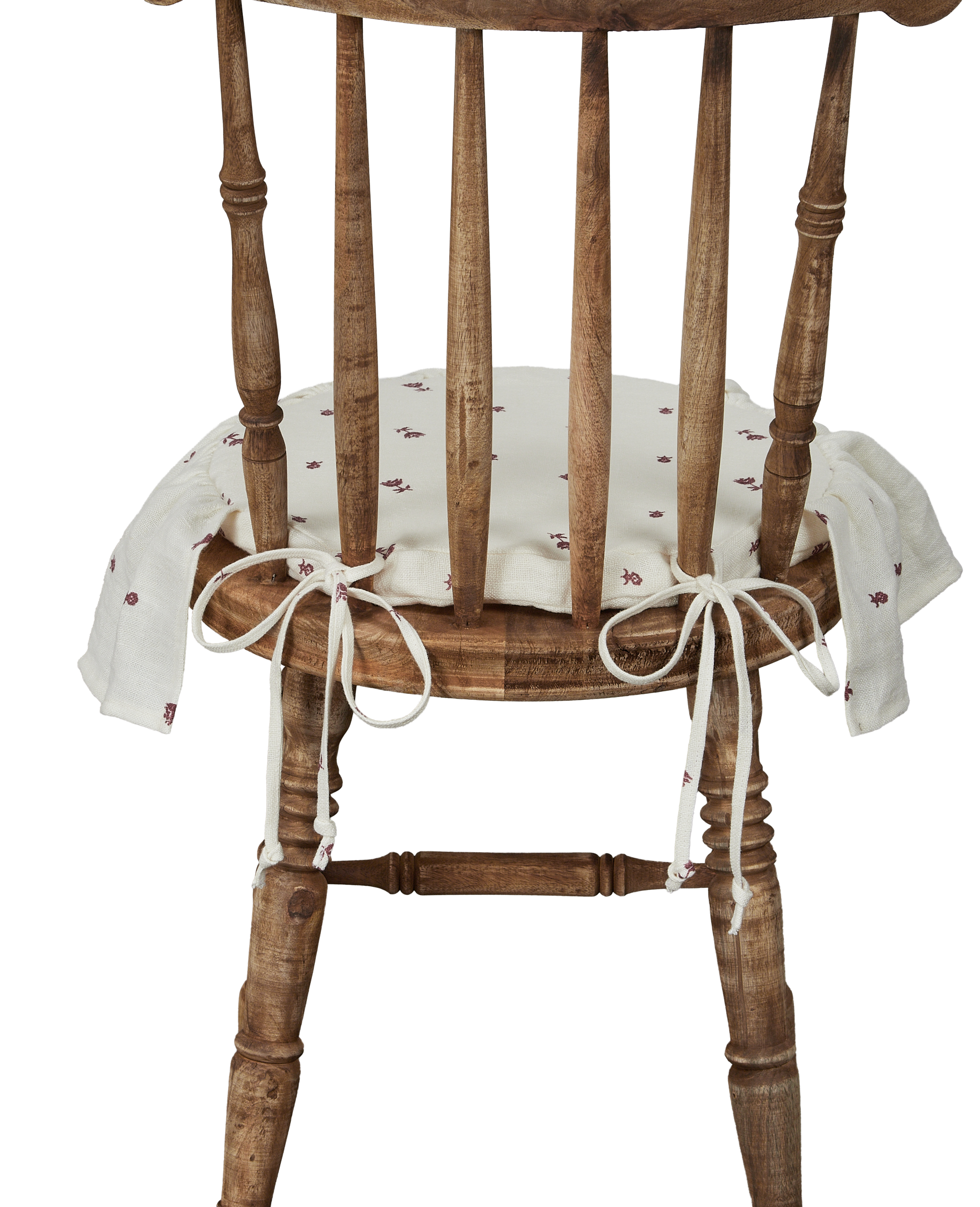 Designed Chérie Skirted Seat Cushion from LA made of 100% Linen & Foam Insert