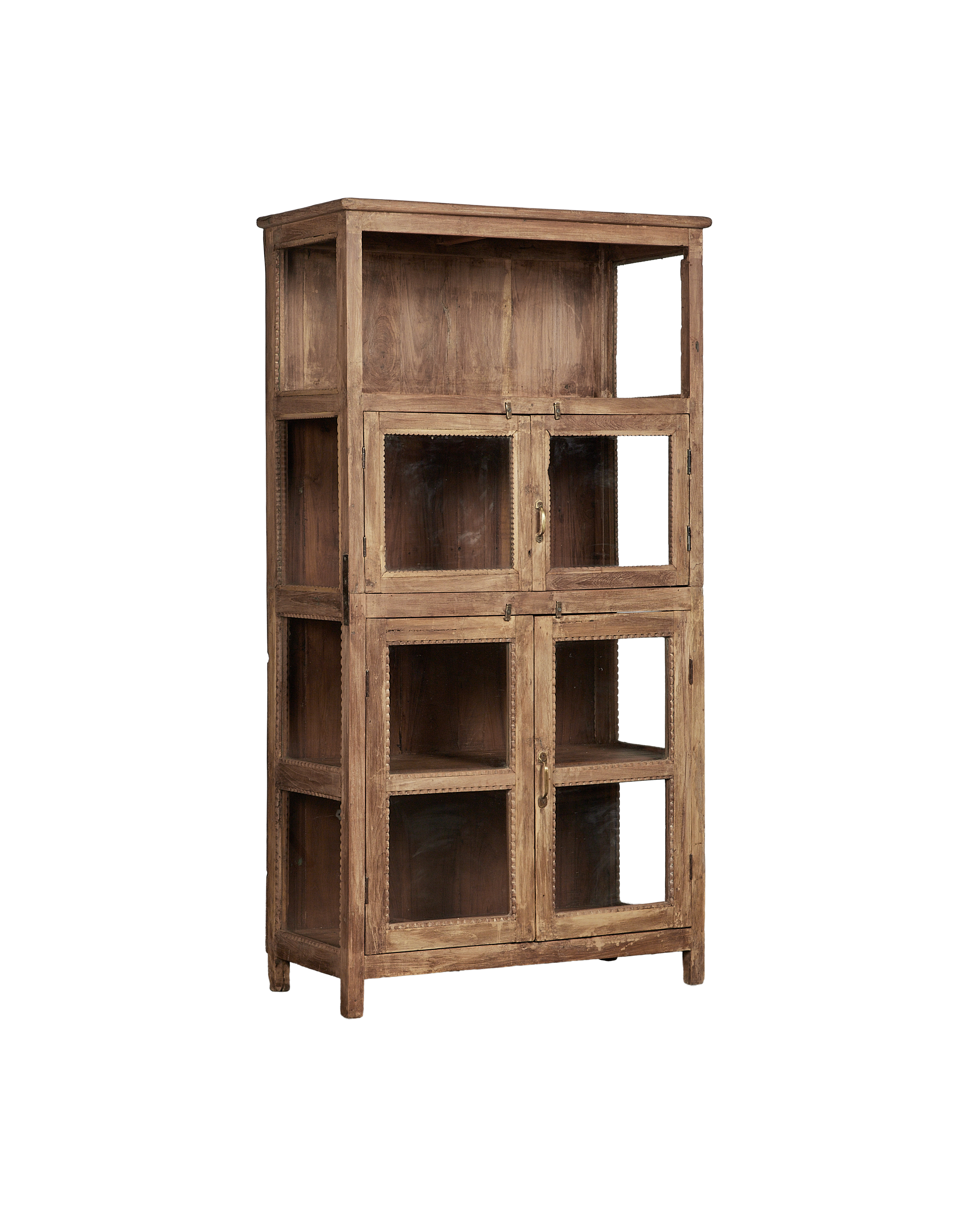 Vintage Wood Cabinet - Natural from India made of Wood