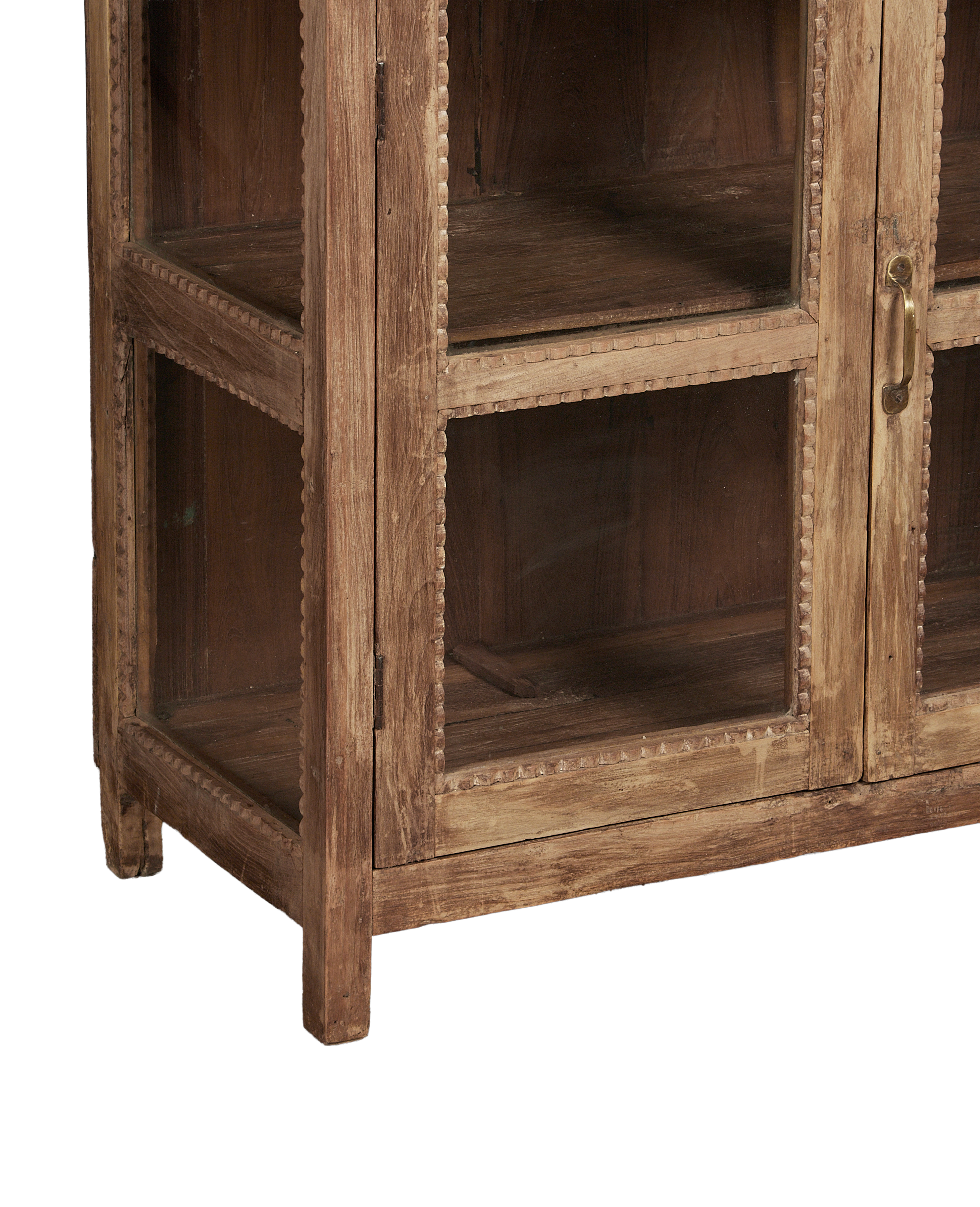 Vintage Wood Cabinet - Natural from India made of Wood