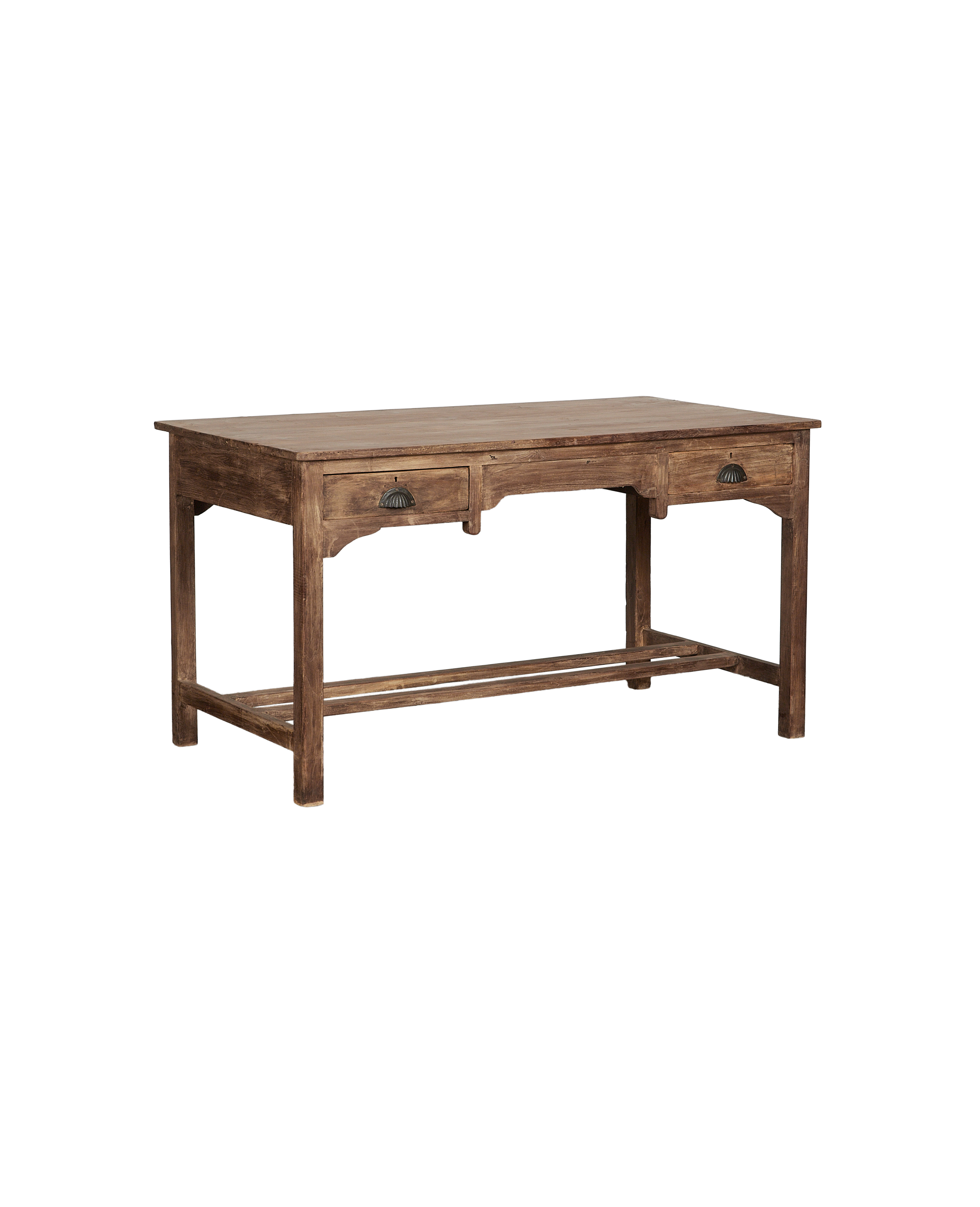 Vintage Wood Desk - Natural from India made of Wood
