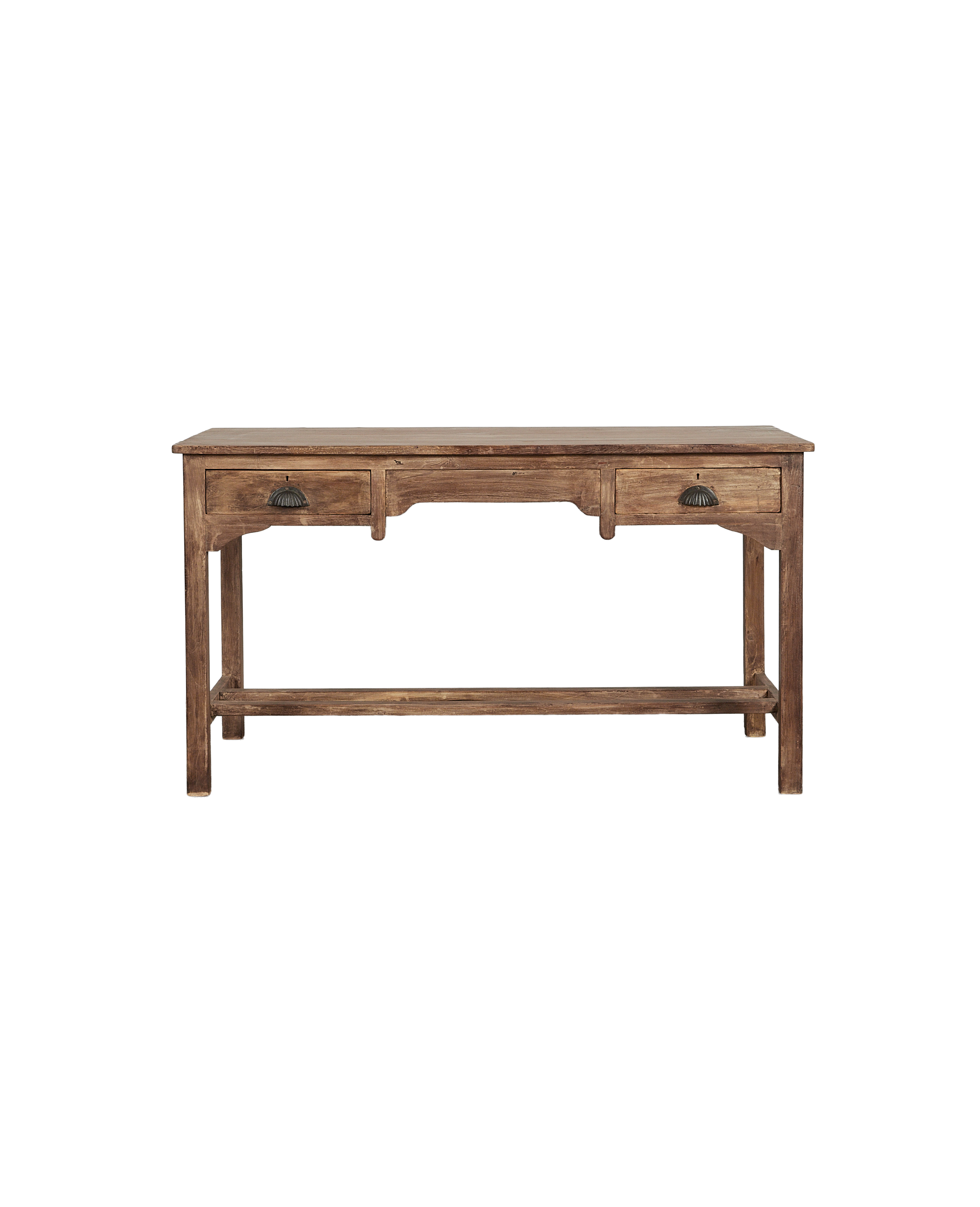 Vintage Wood Desk - Natural from India made of Wood