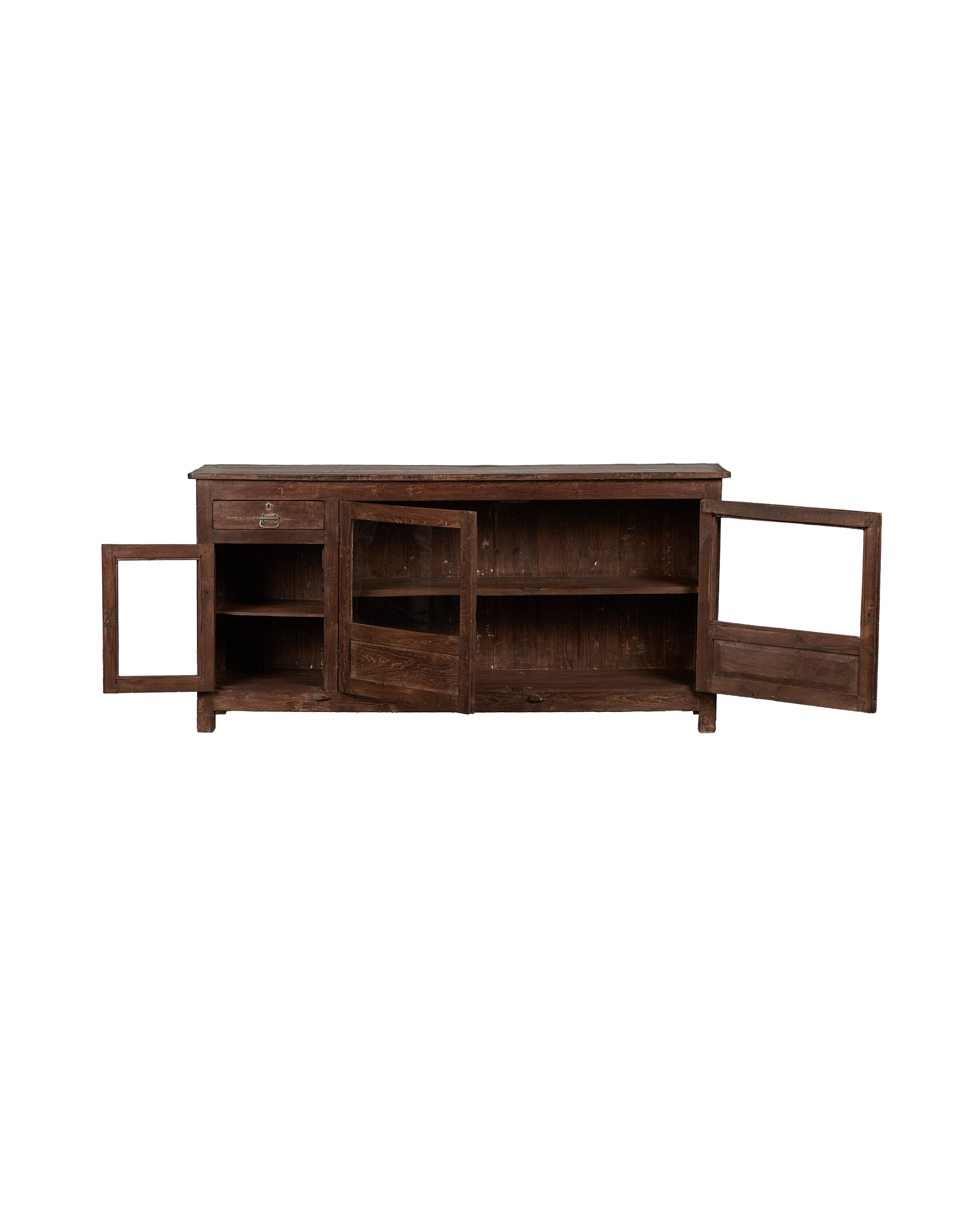 Vintage Wood Sideboard - Natural from India made of Wood