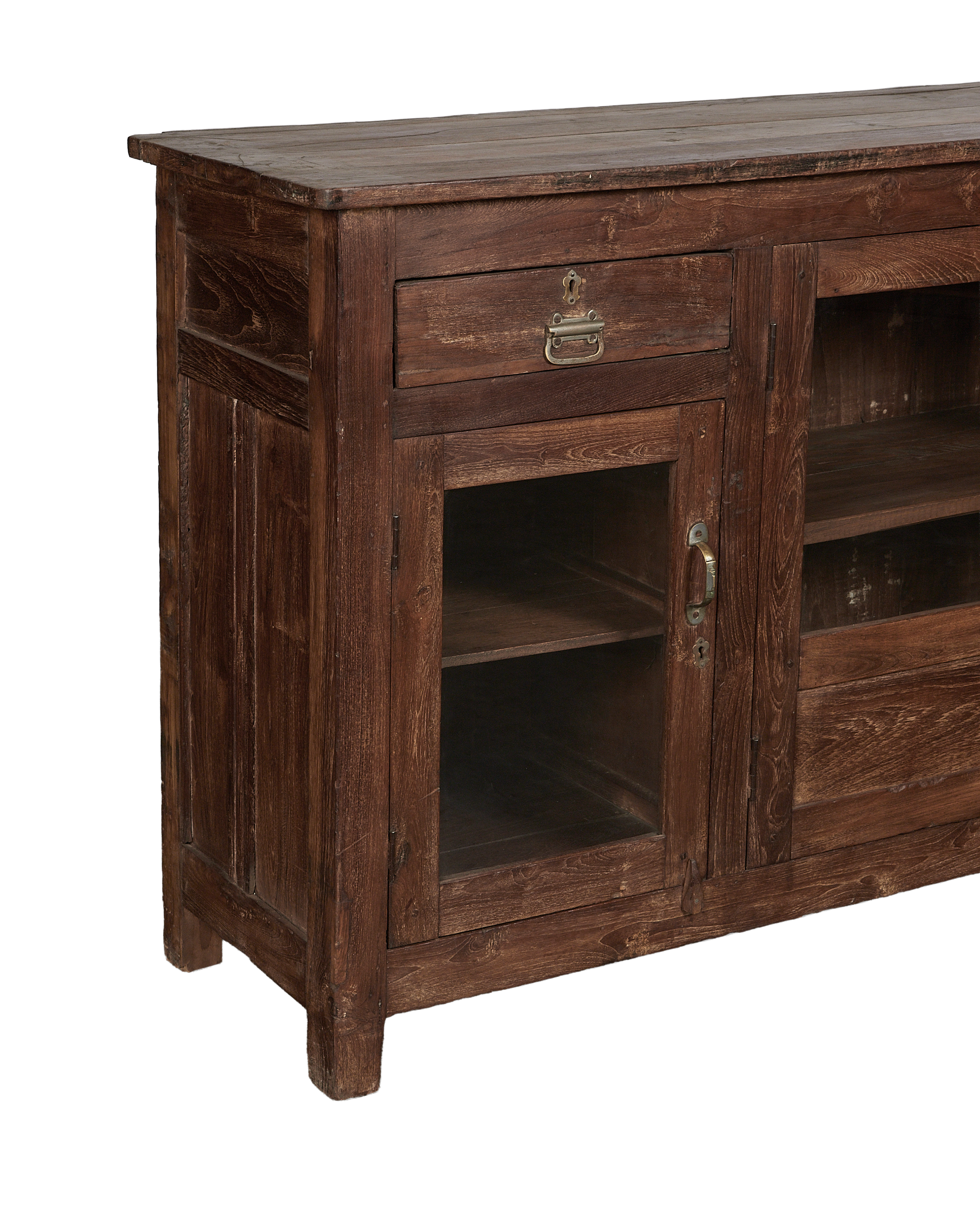 Vintage Wood Sideboard - Natural from India made of Wood