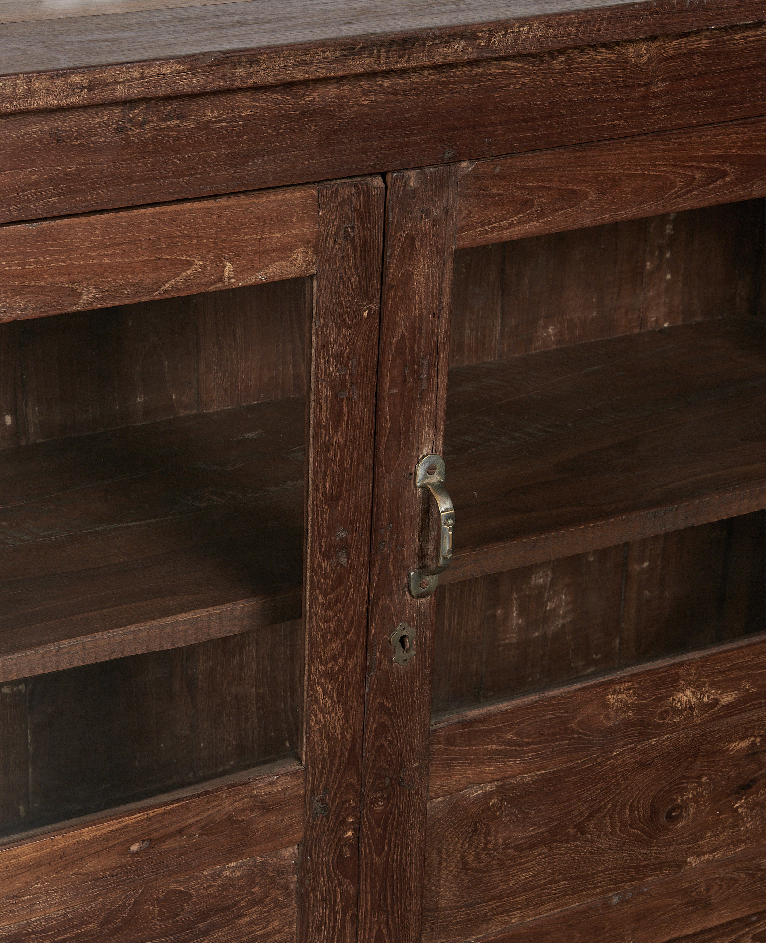 Vintage Wood Sideboard - Natural from India made of Wood