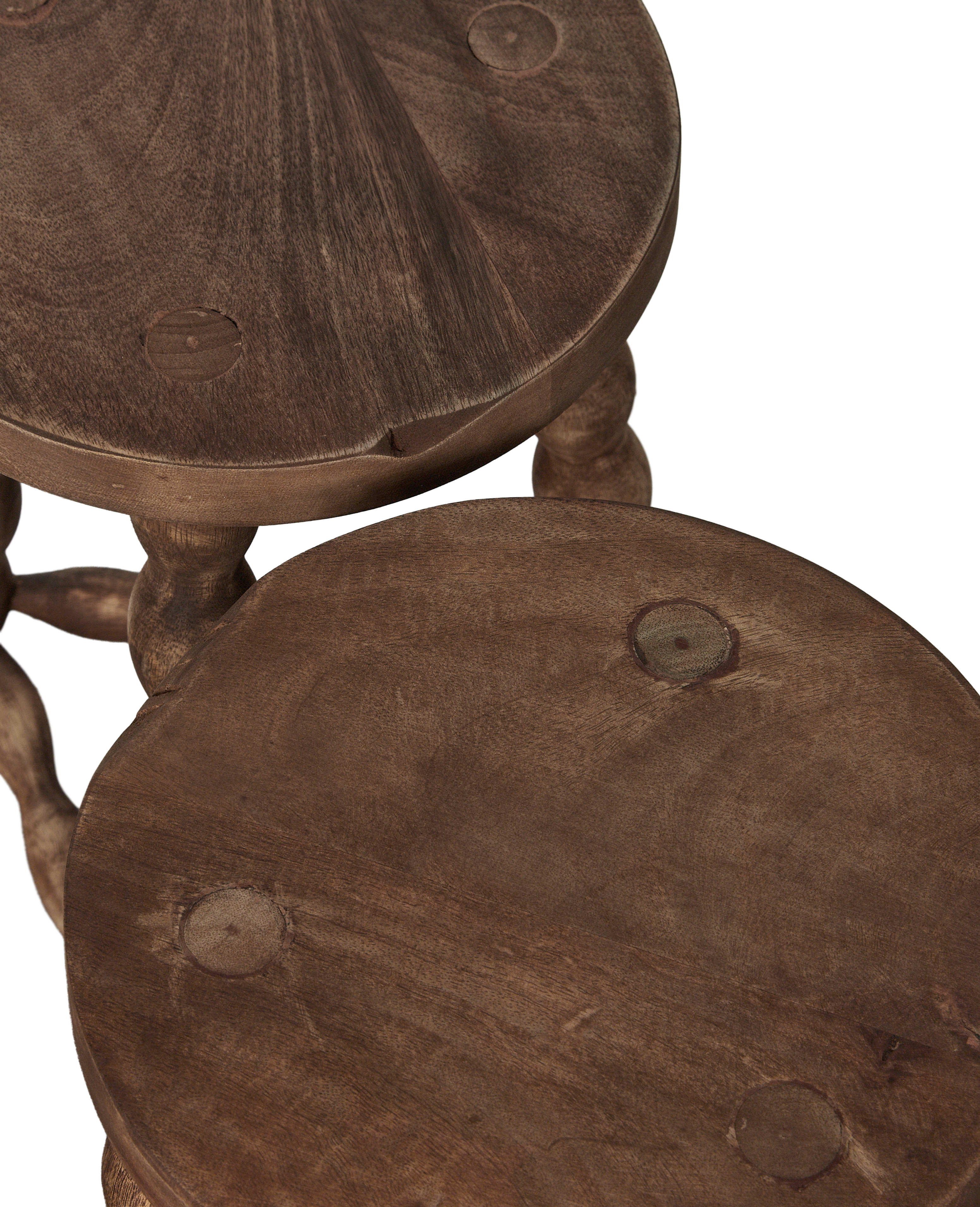 Designed Milking Stool Classic Deux - Sauvignon from India made of Wood