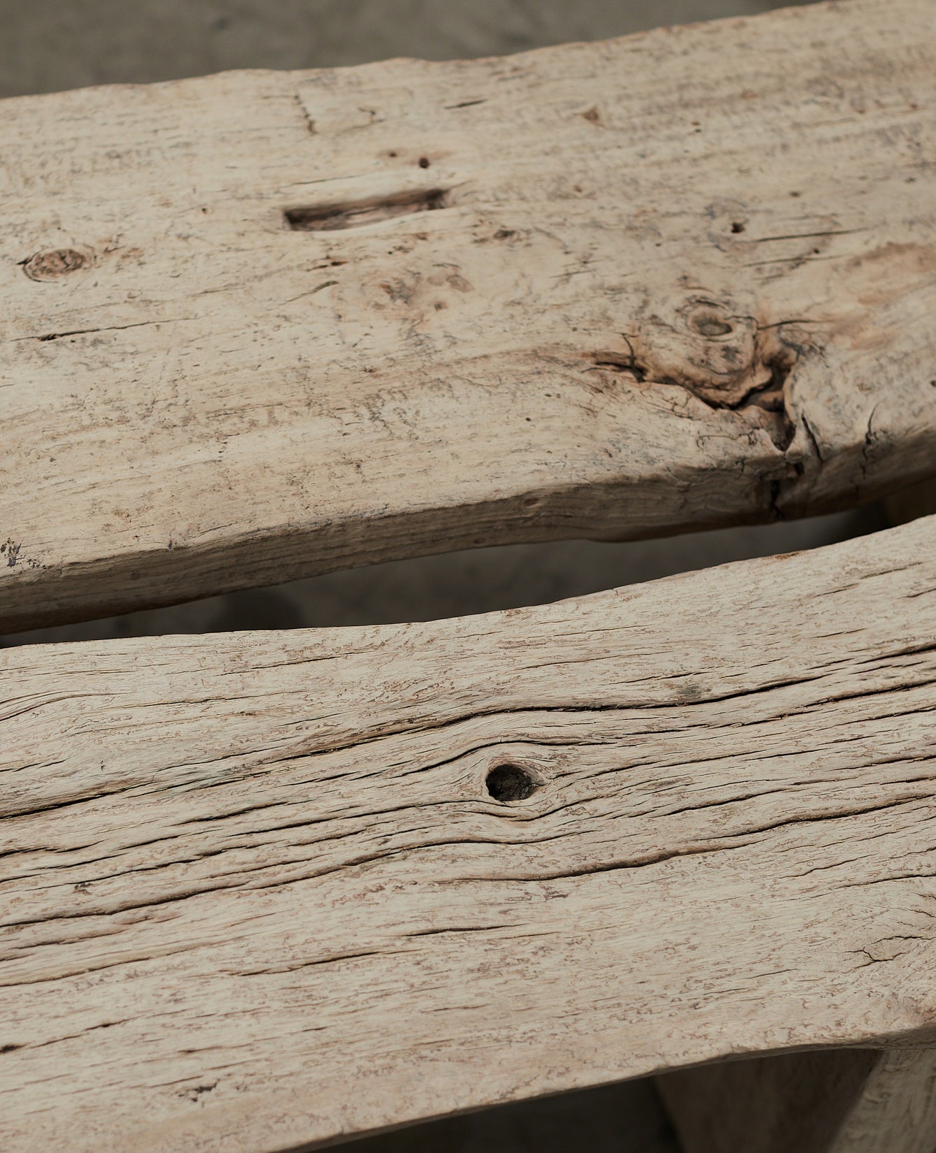 Reclaimed Chunky Elm Bench - Bleached from China made of Wood