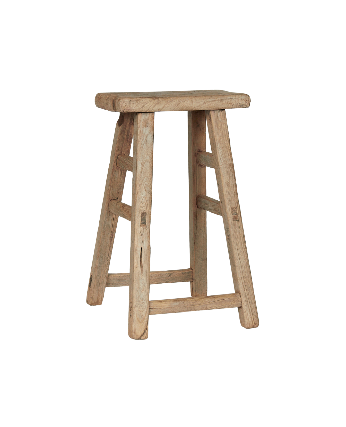 Vintage Elm Wood Stool from China made of Wood