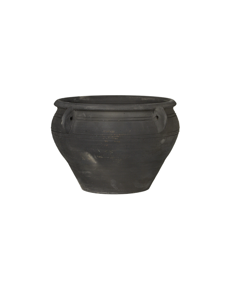 Reproduction Four Handle Pot from India made of Ceramic
