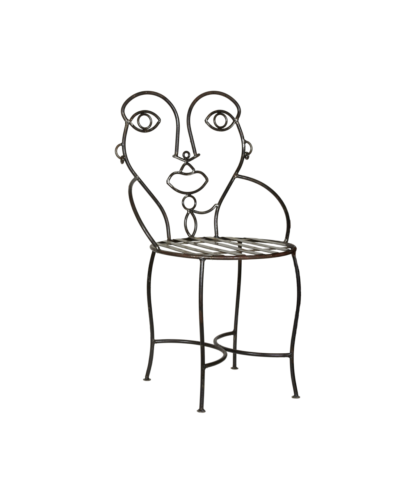 Reproduction Metal Face Chair - Hers from Mexico made of Metal