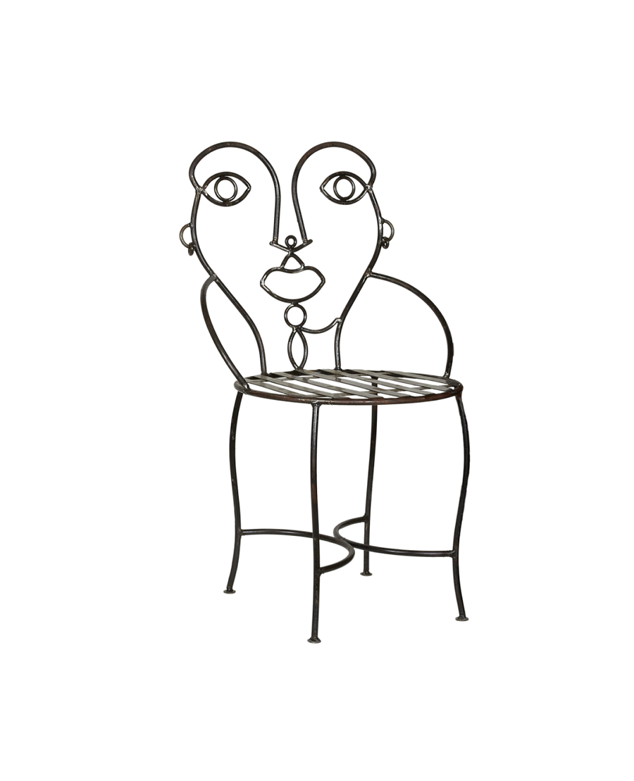 Reproduction Metal Face Chair - Hers from Mexico made of Metal