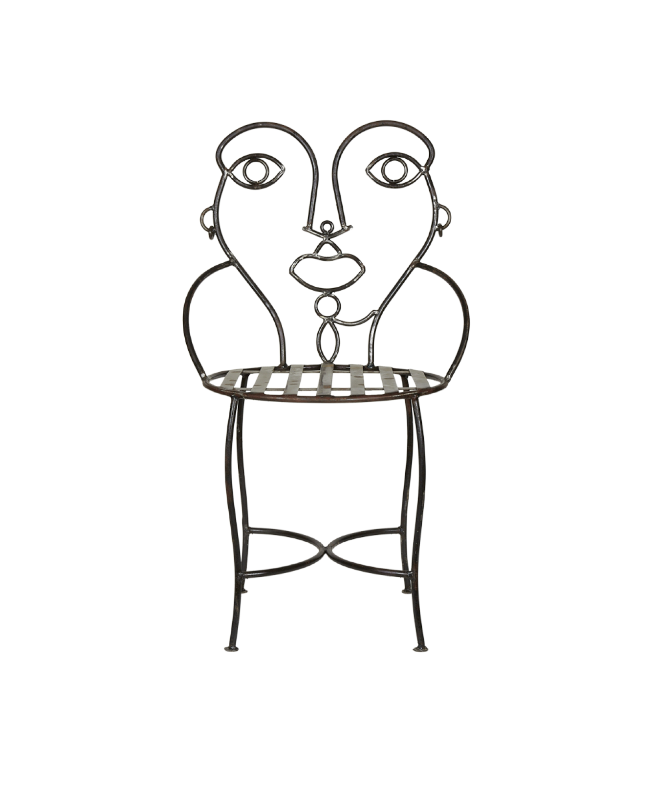 Reproduction Metal Face Chair - Hers from Mexico made of Metal
