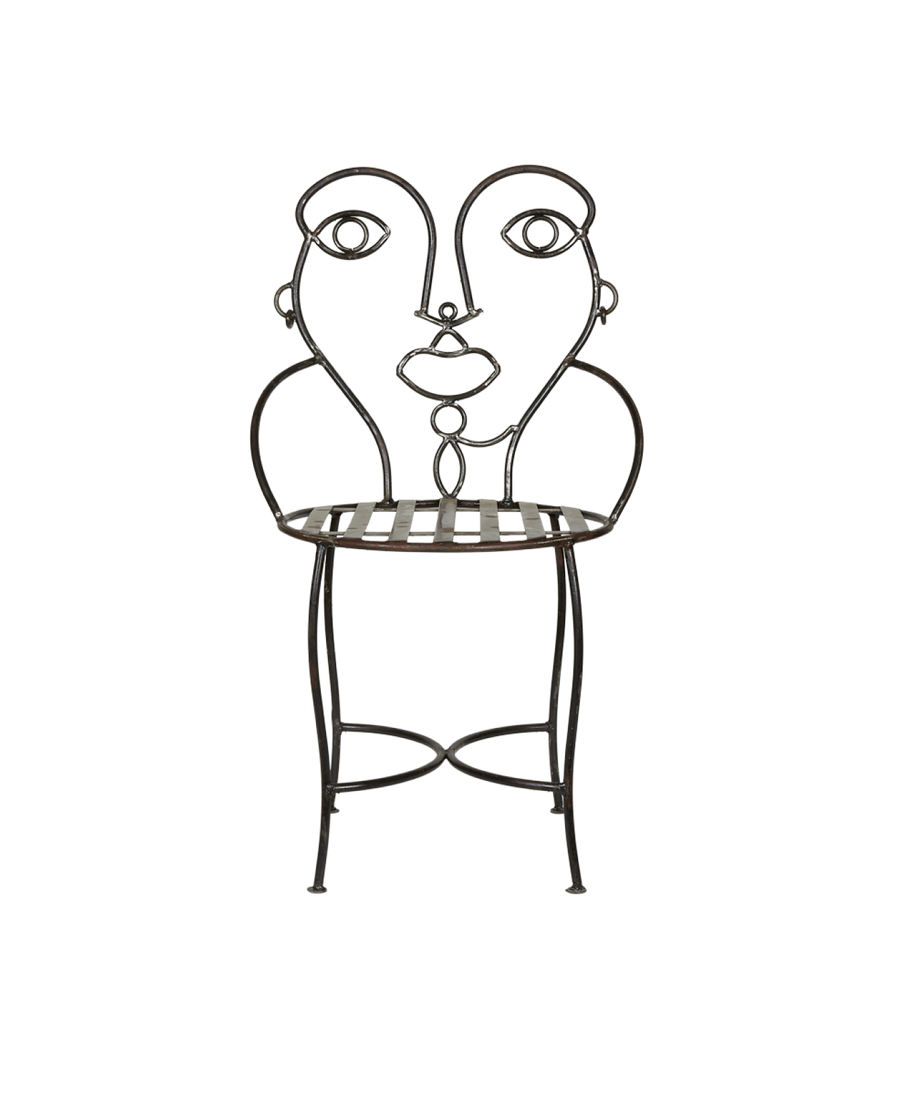 Reproduction Metal Face Chair - Hers from Mexico made of Metal