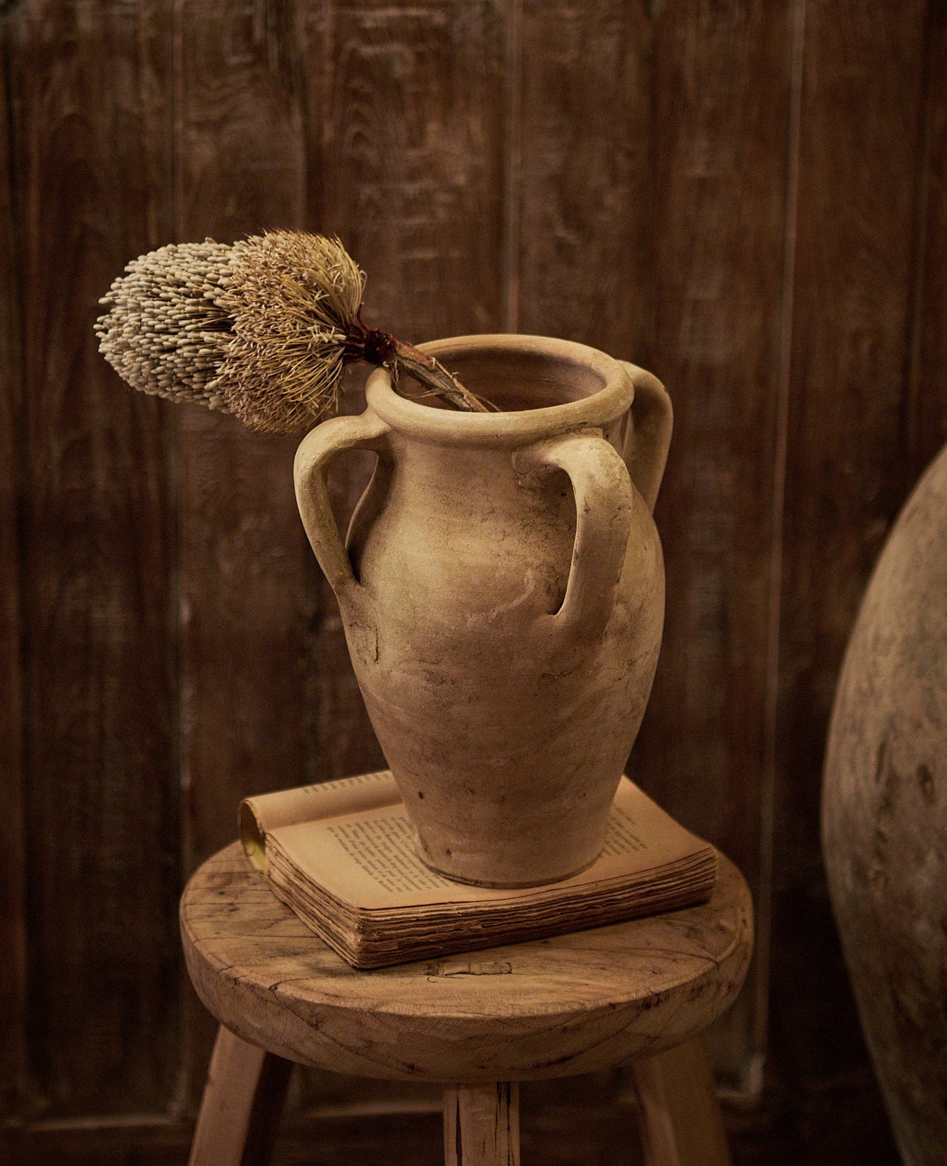 Deadstock Multi-Handle Vase from Turkey made of Ceramic