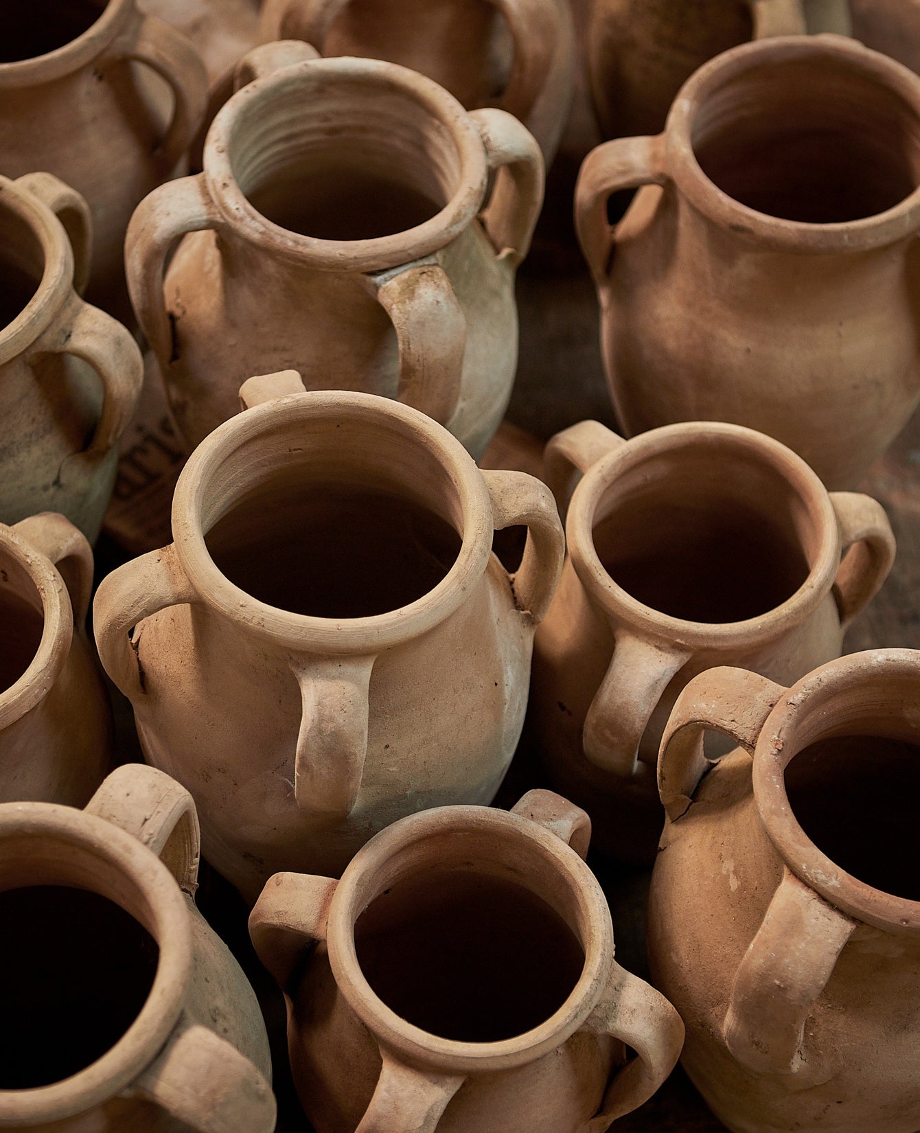 Deadstock Multi-Handle Vase from Turkey made of Ceramic