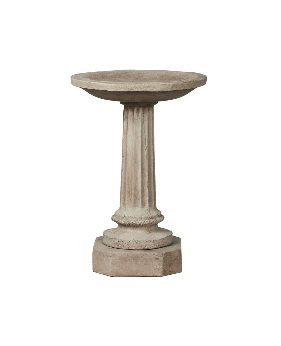 Reproduction Cast Heritage Bird Bath from Domestic made of Cement