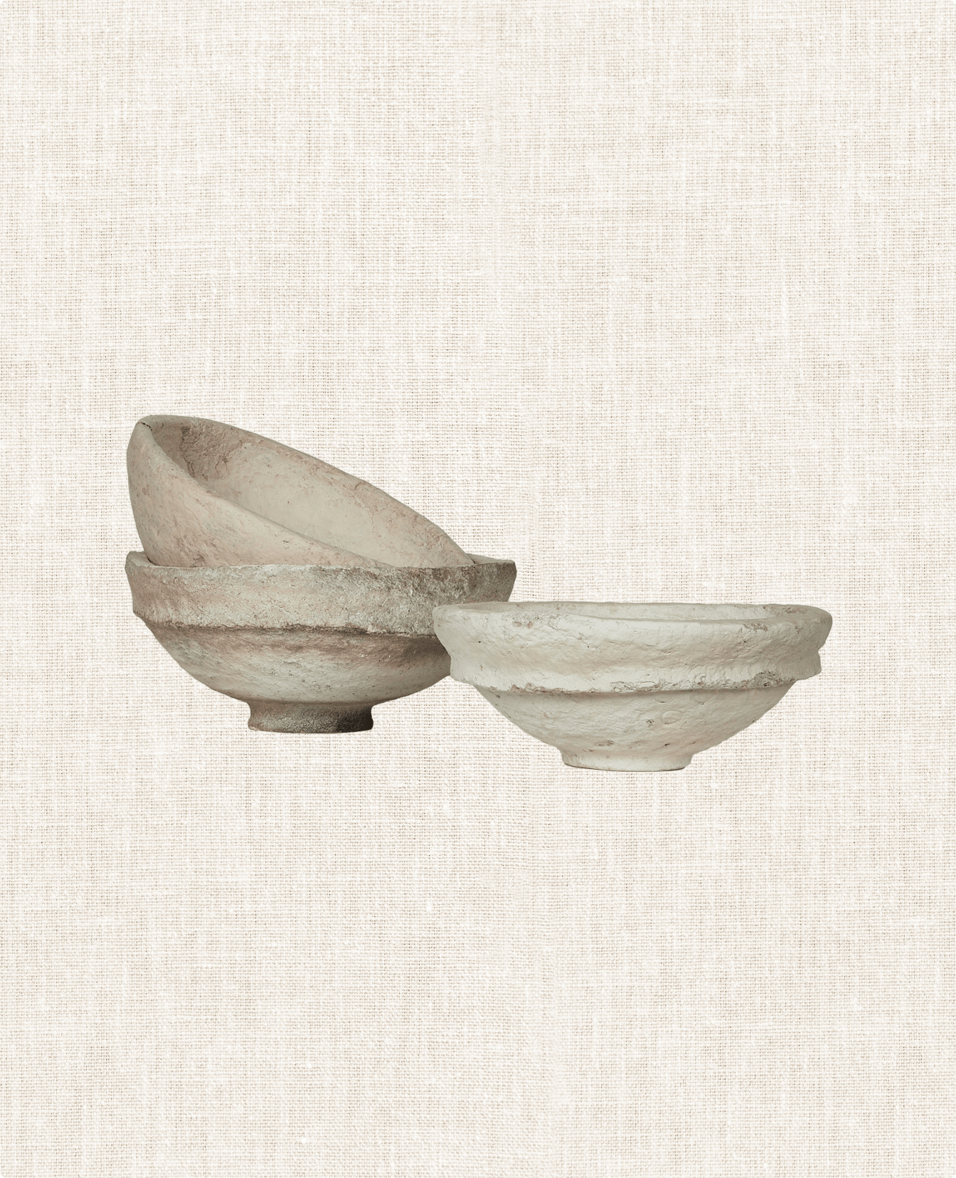 Vintage Paper Mache Bowl from India made of Paper Mache