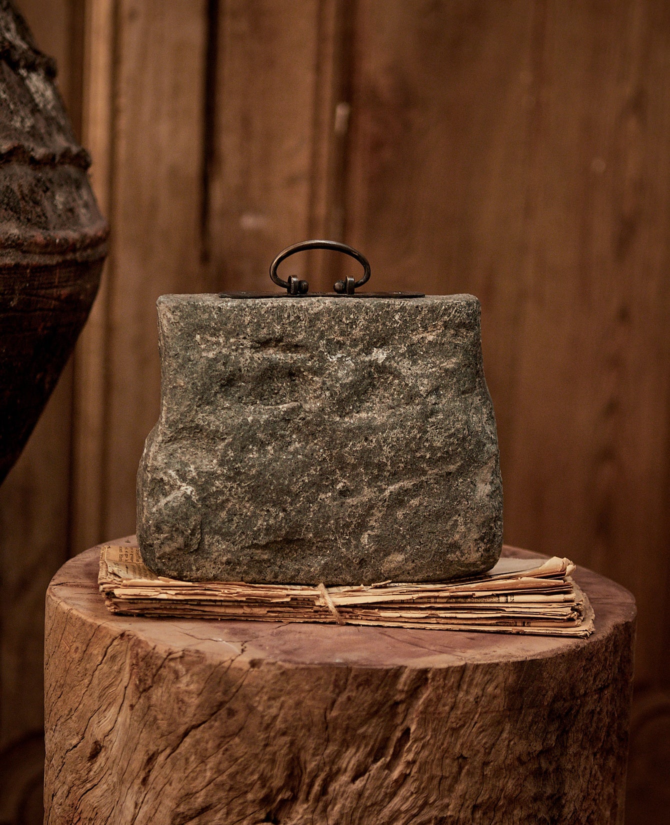Designed River Rock Bag from Indonesia made of Stone