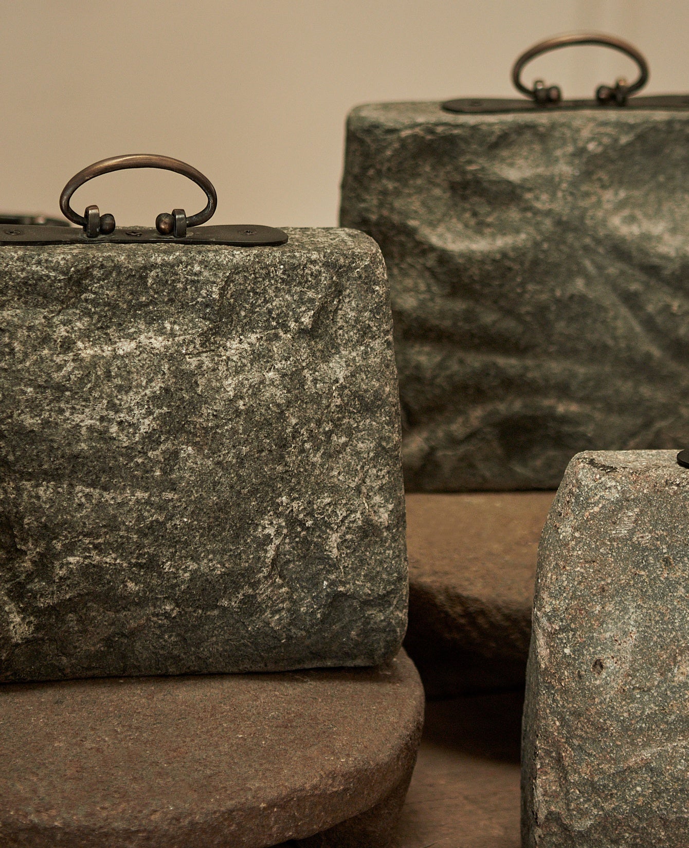 Designed River Rock Bag from Indonesia made of Stone