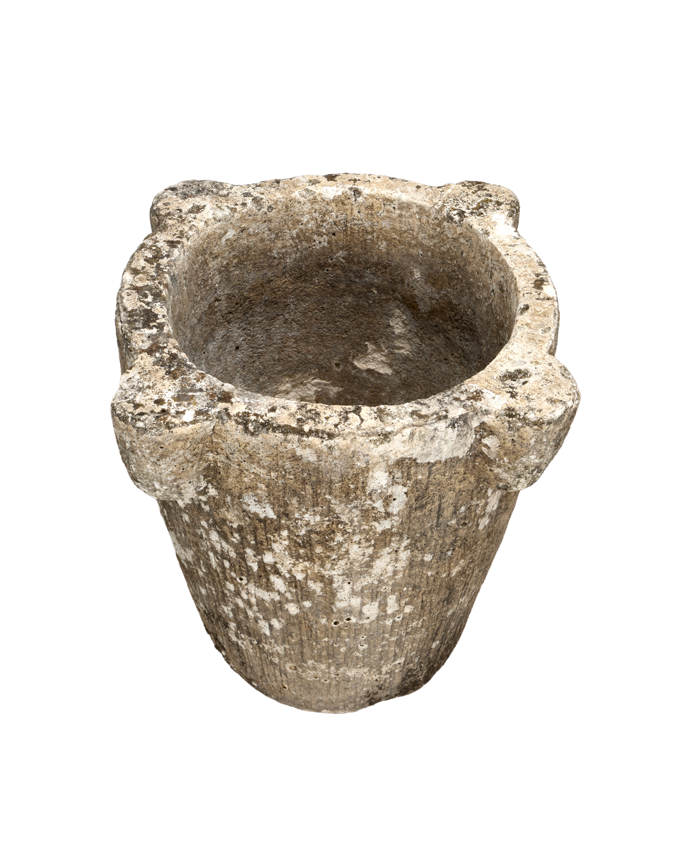Stone Mortar Planter