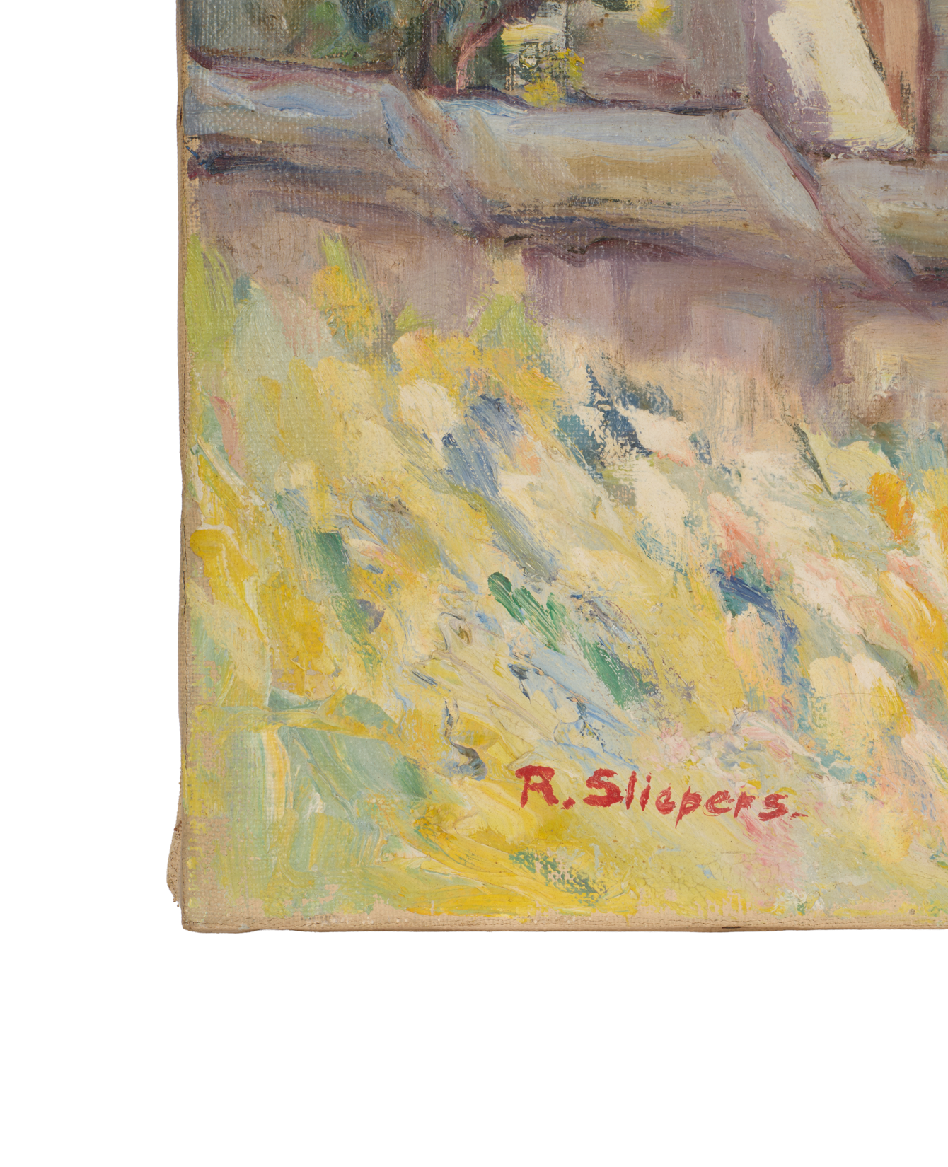 Landscape Painting - Devotion in Ochre